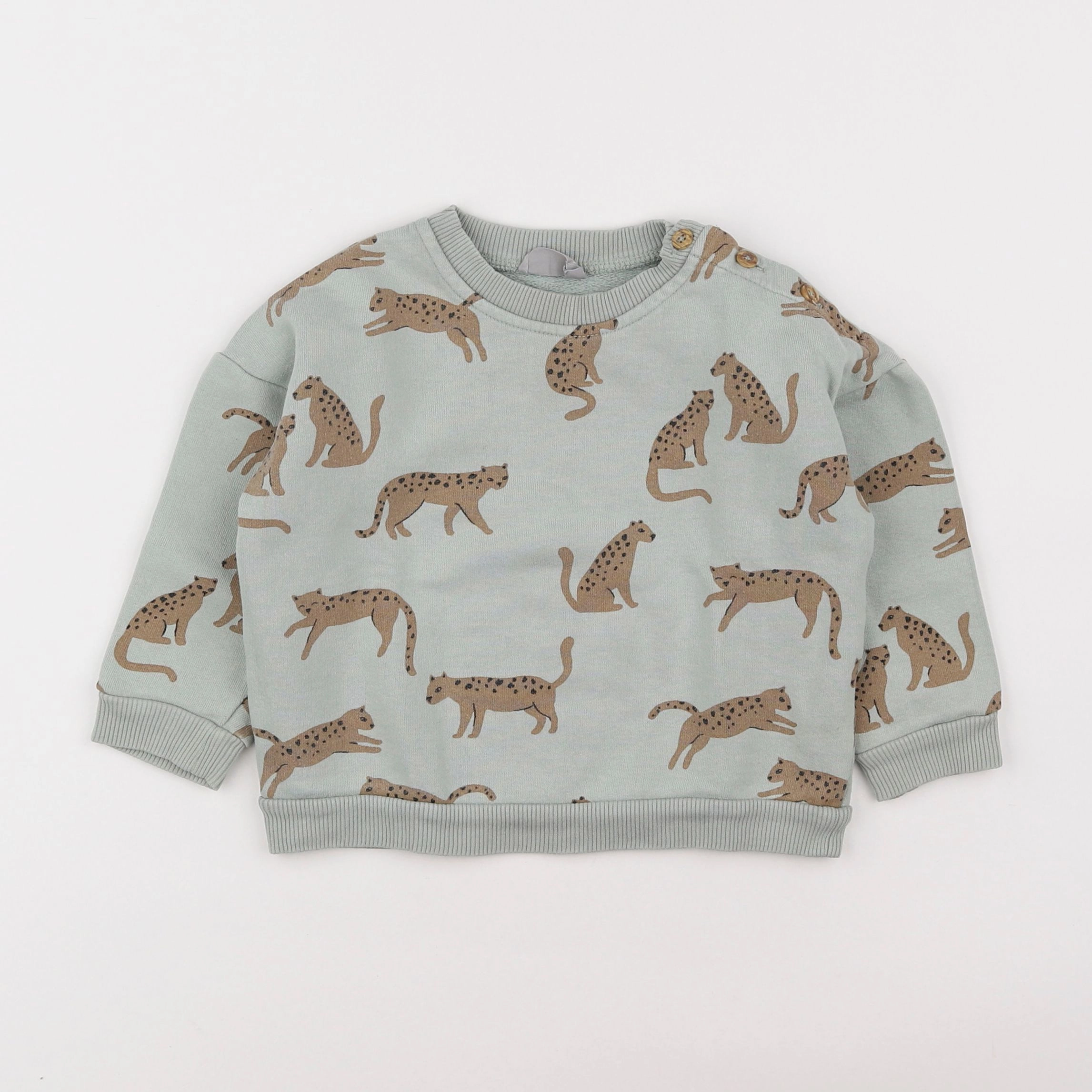 Boutchou - sweat vert - 2 ans