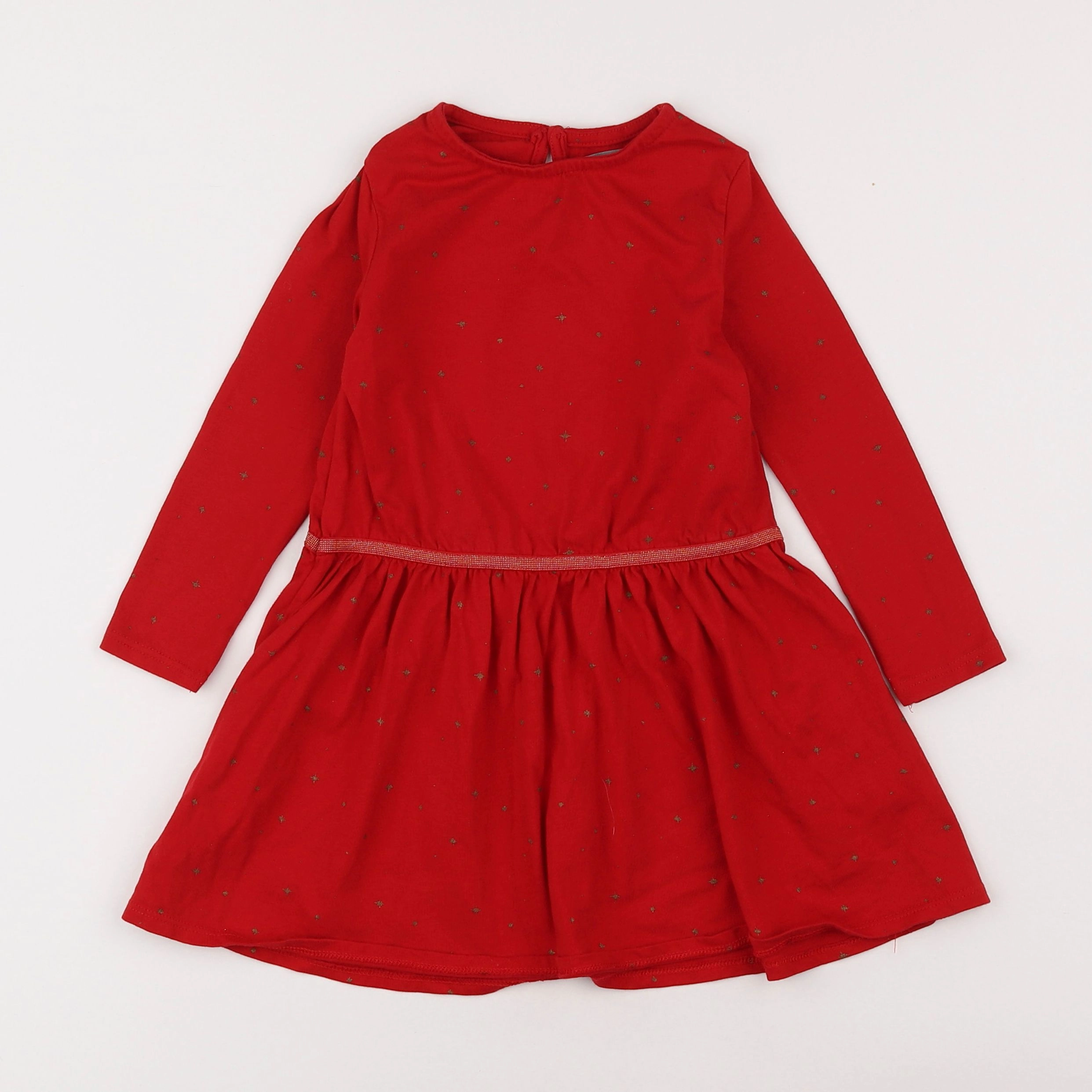Vertbaudet - robe rouge - 3 ans