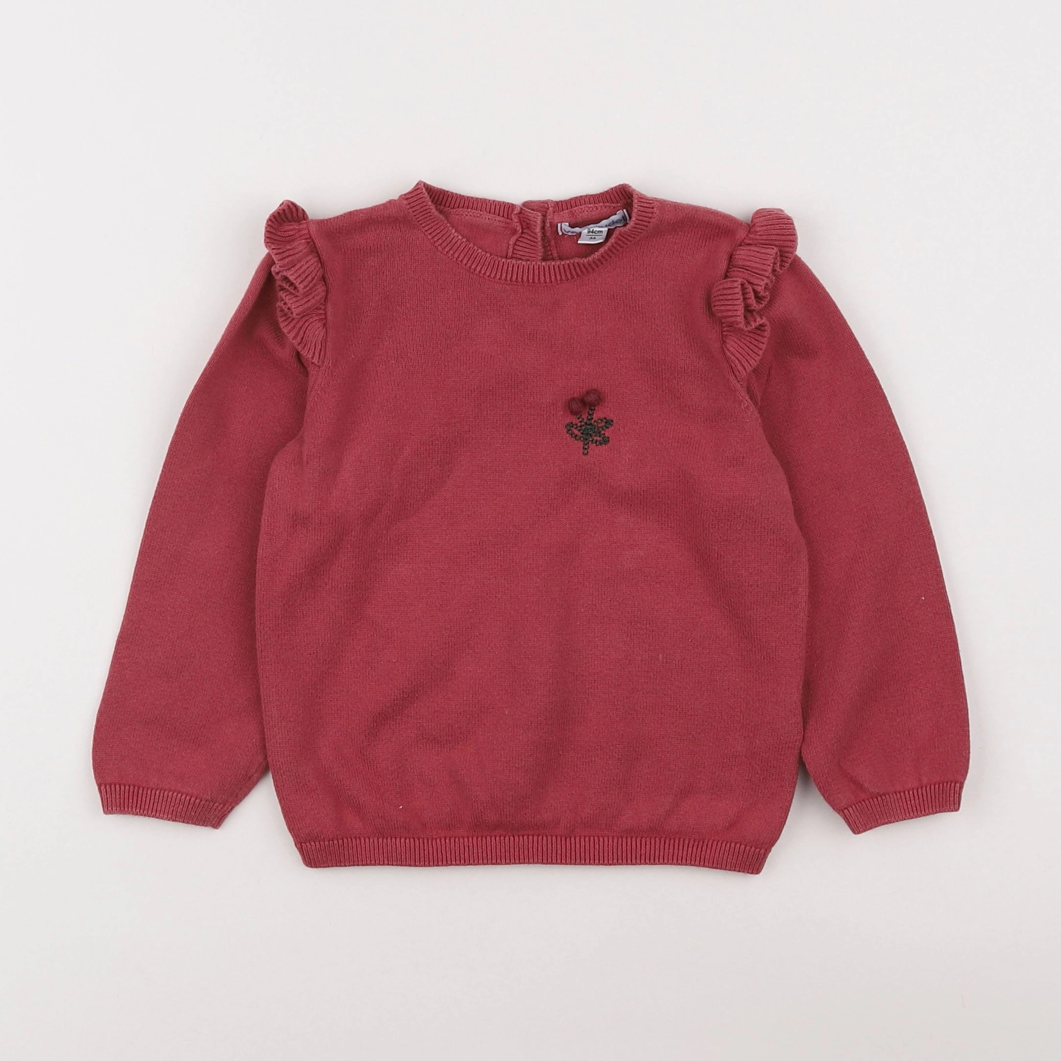 Vertbaudet - pull rose - 3 ans