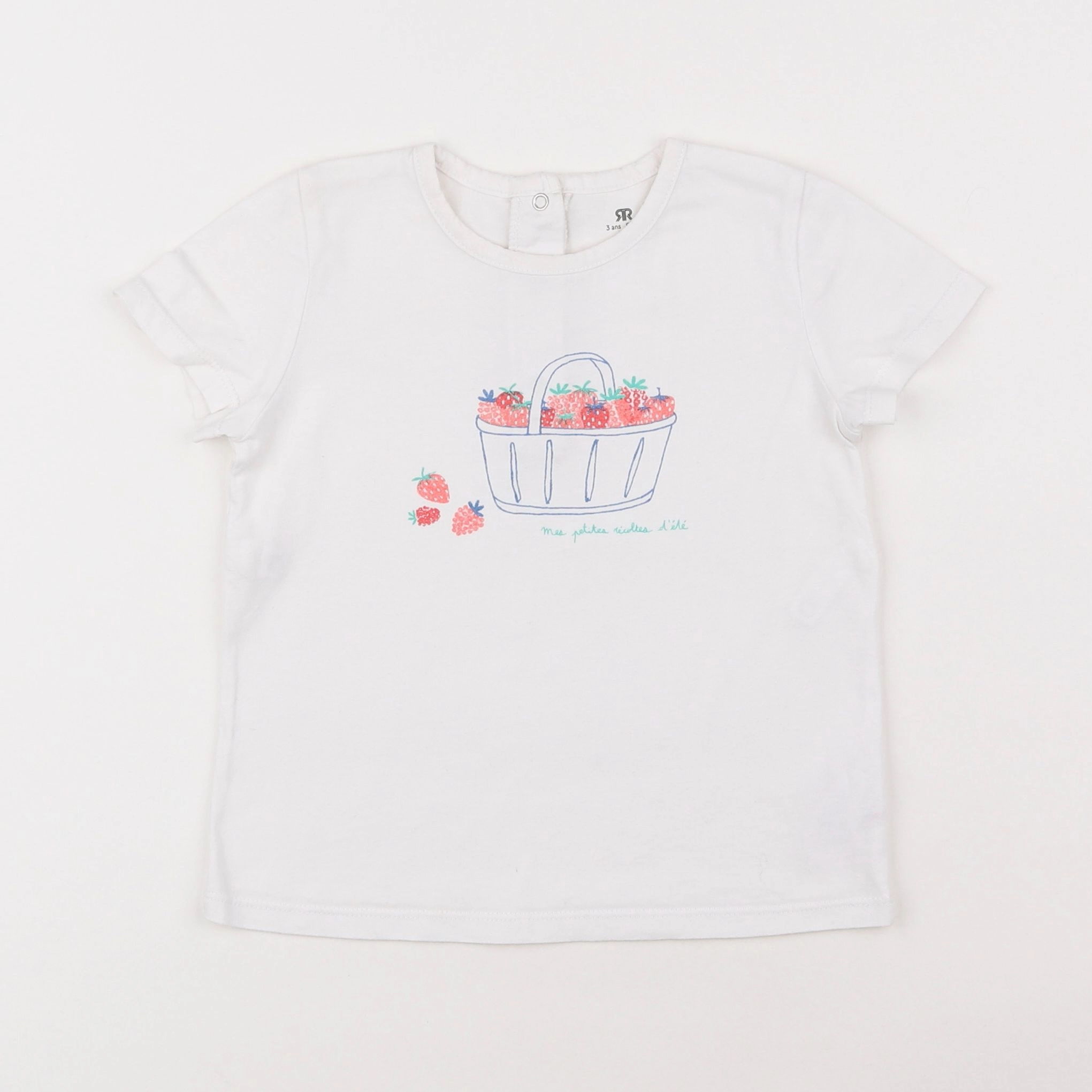 La Redoute - tee-shirt blanc - 3 ans