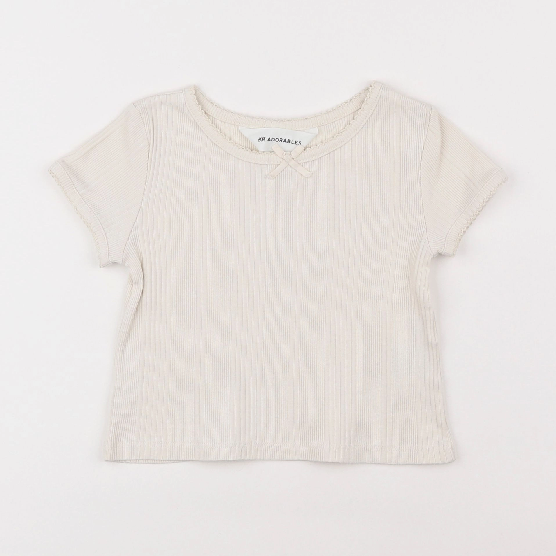 H&M - maillot de corps beige - 3/4 ans