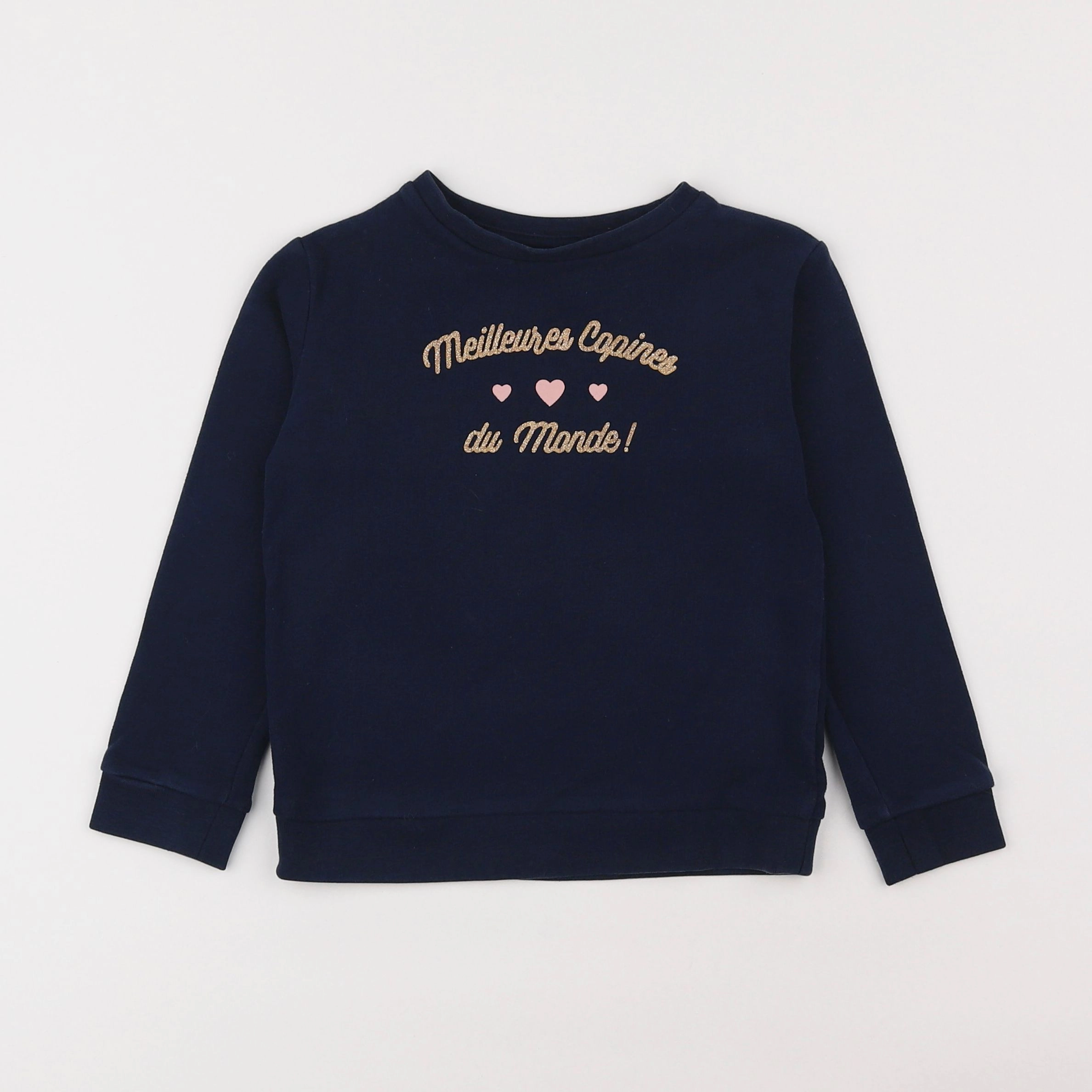 Vertbaudet - sweat bleu - 4 ans