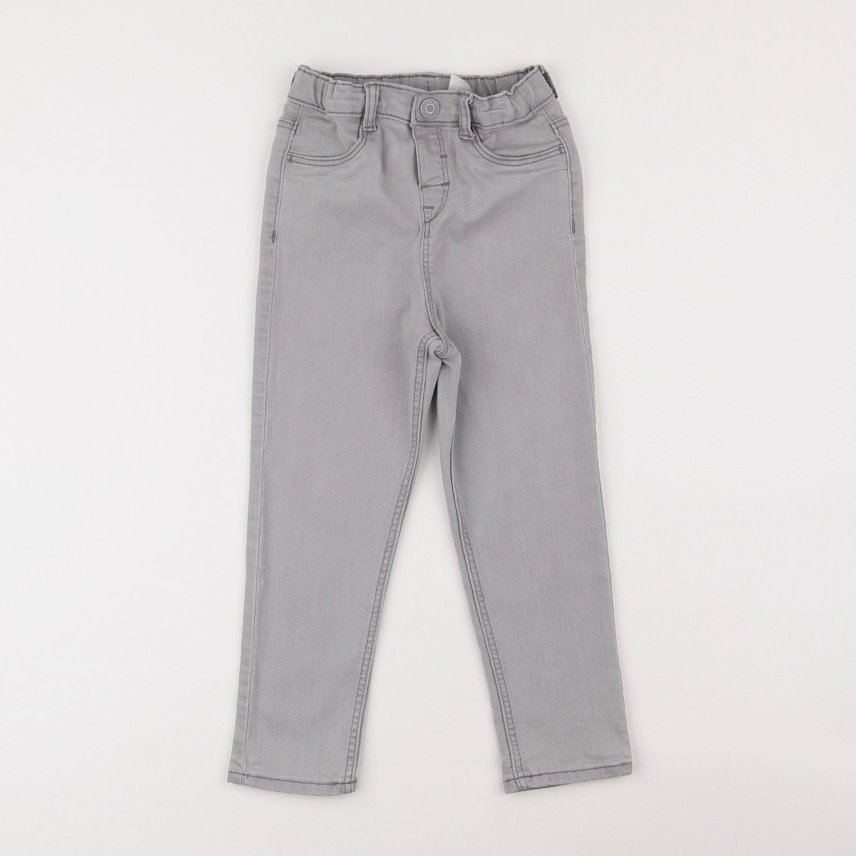 H&M - jegging gris - 3/4 ans