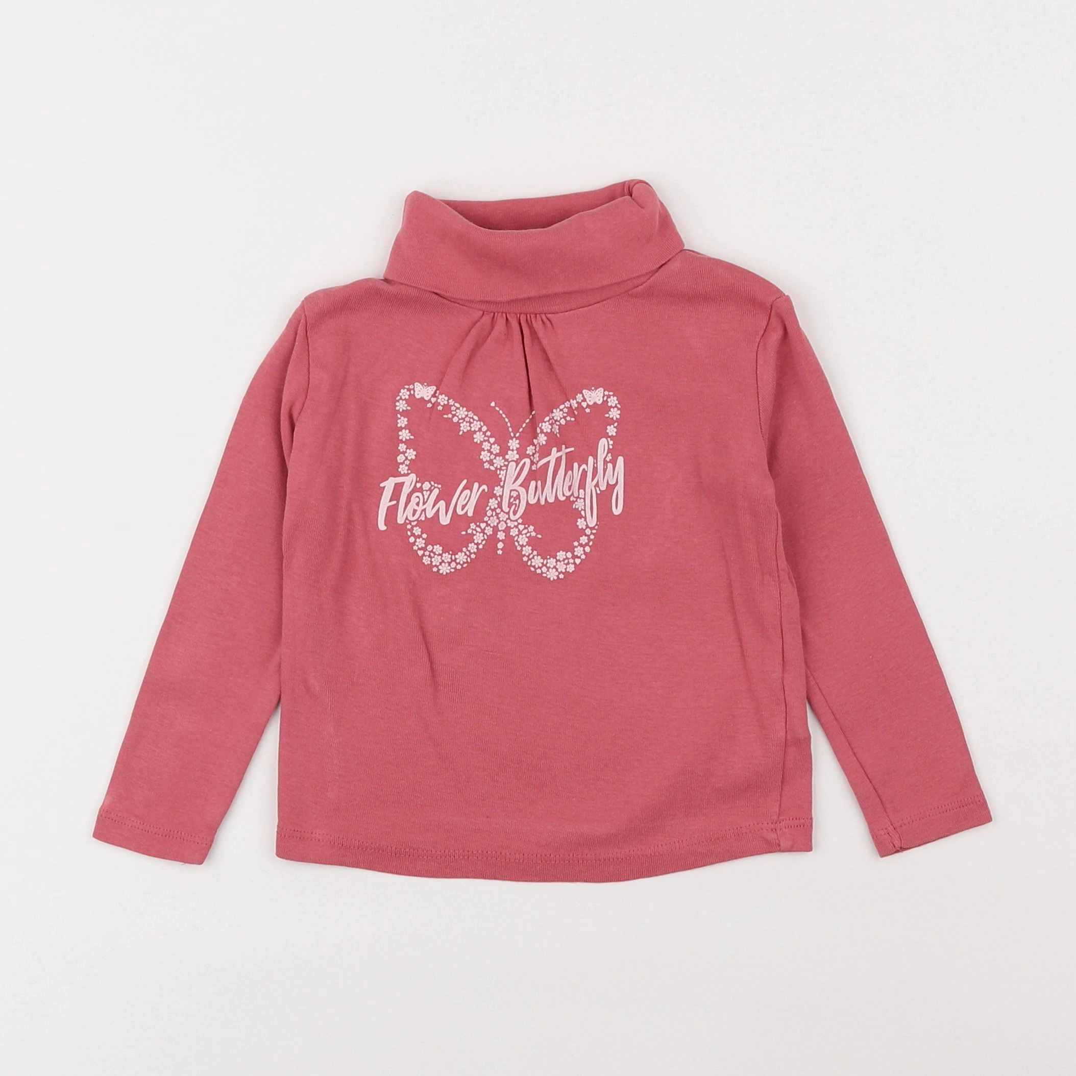 Vertbaudet - sous-pull rose - 2 ans