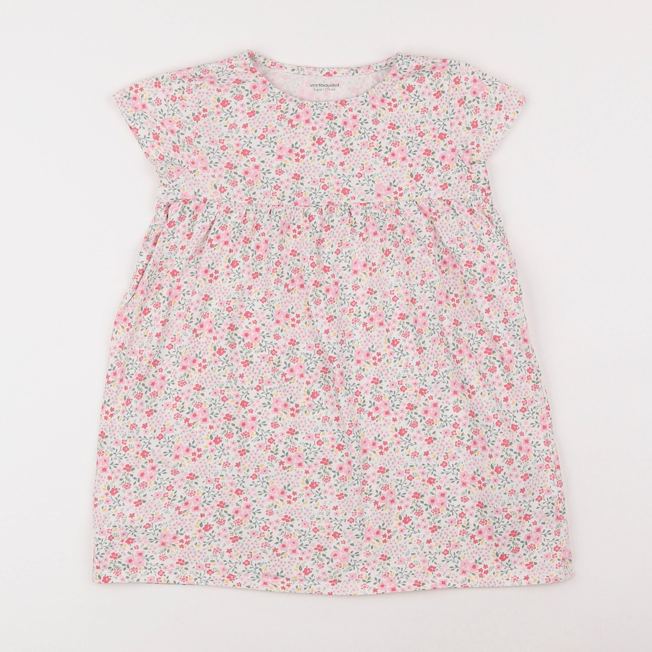 Vertbaudet - robe multicolore - 5 ans