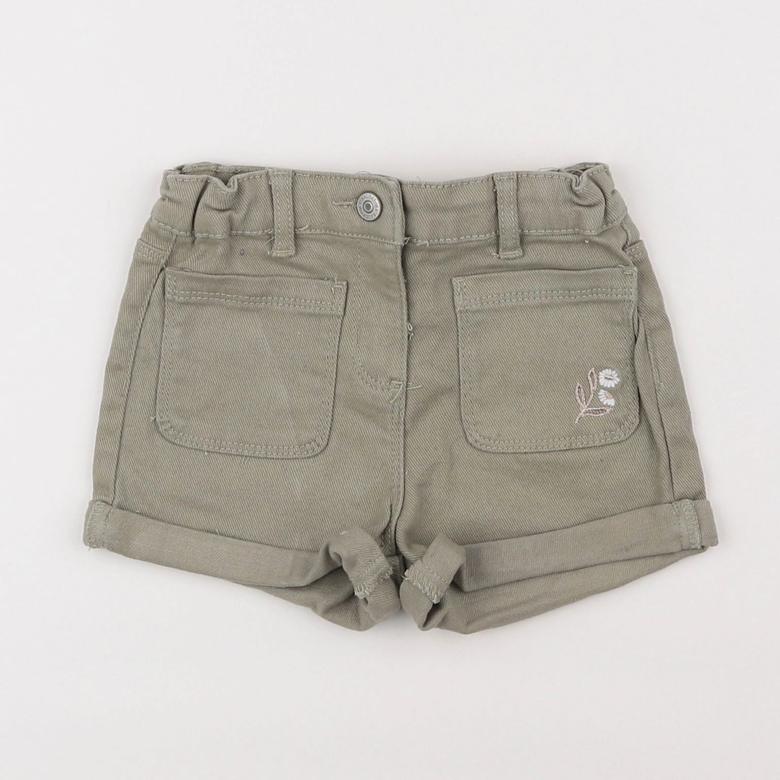 Vertbaudet - short vert - 5 ans