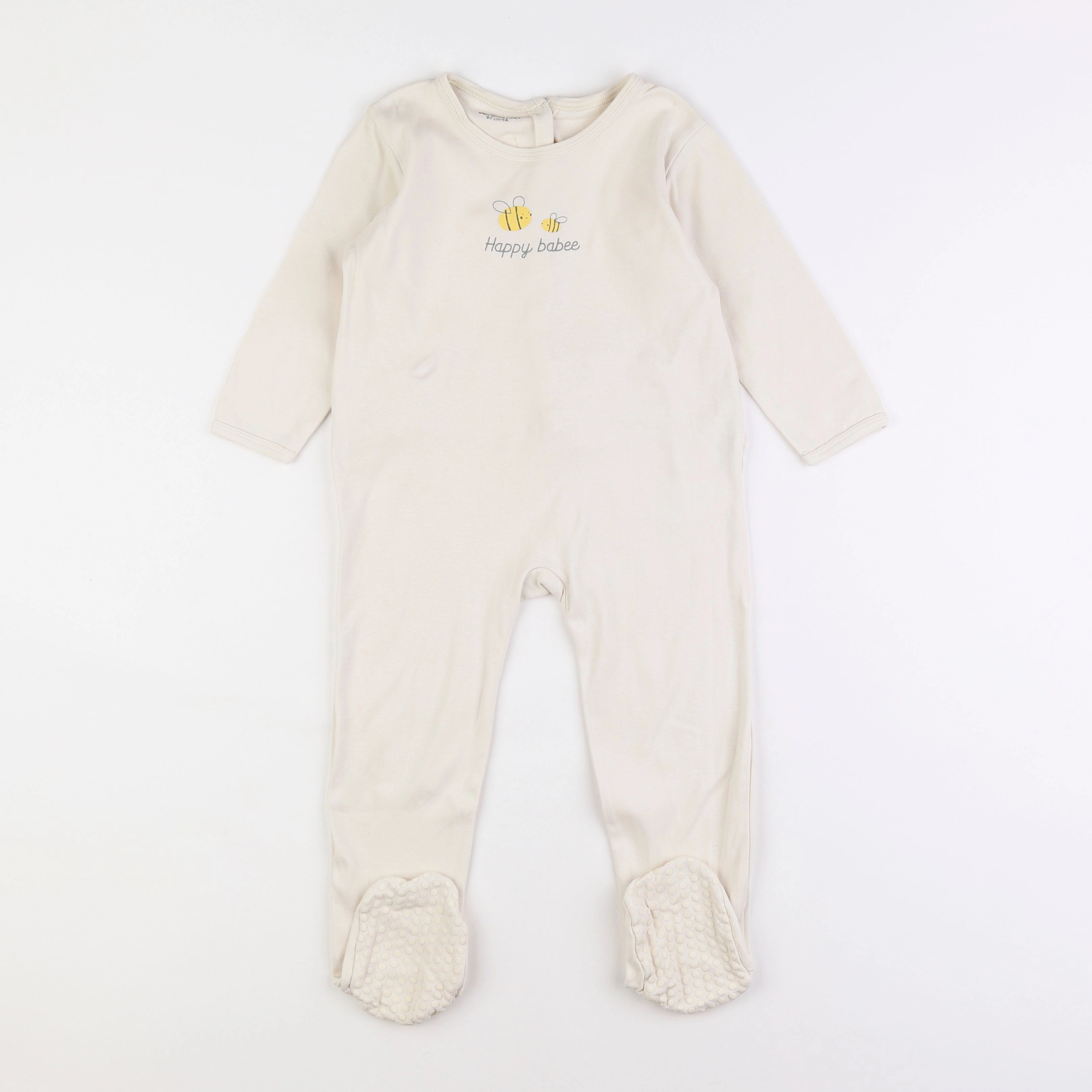 Vertbaudet - pyjama coton beige - 3 ans