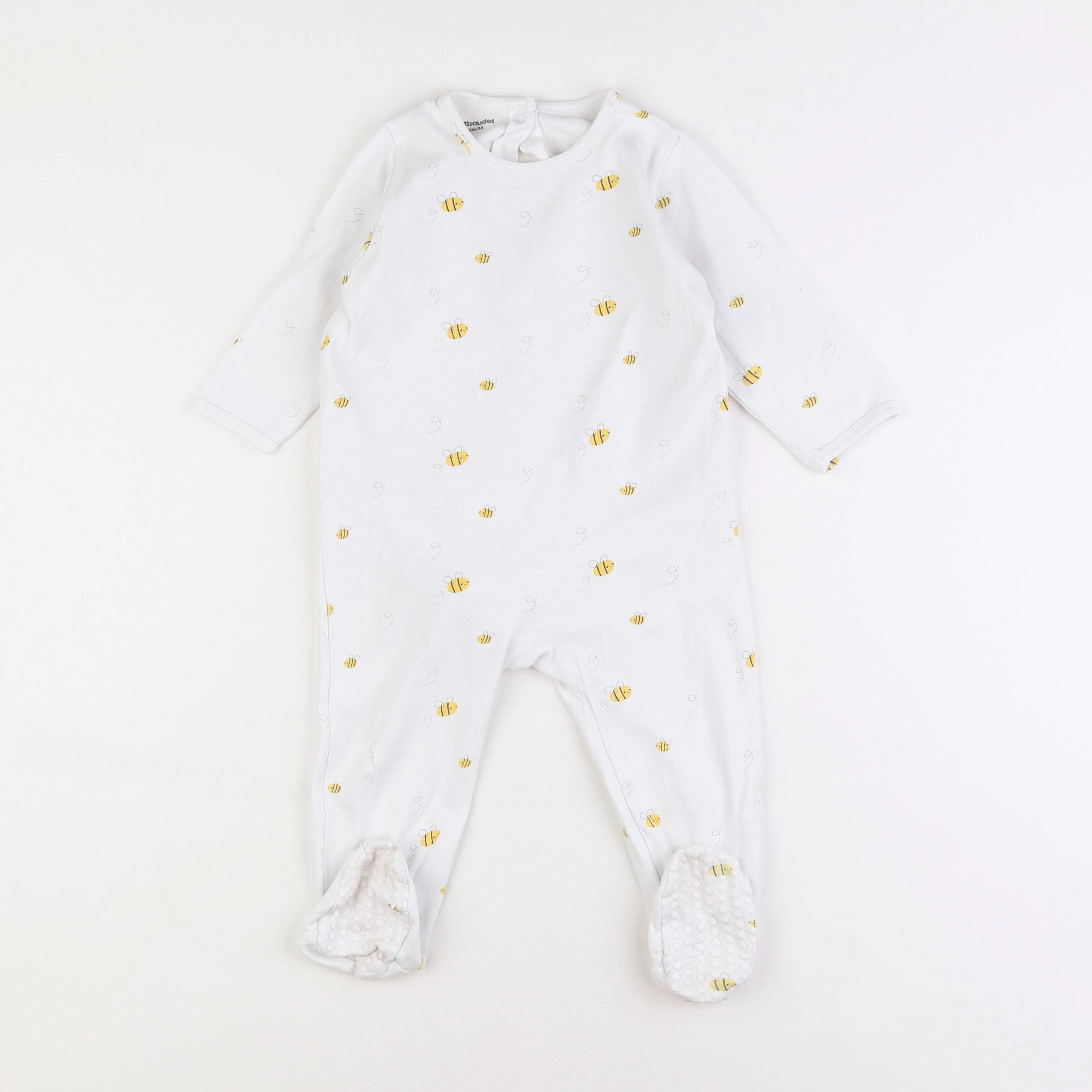 Vertbaudet - pyjama coton blanc - 3 ans