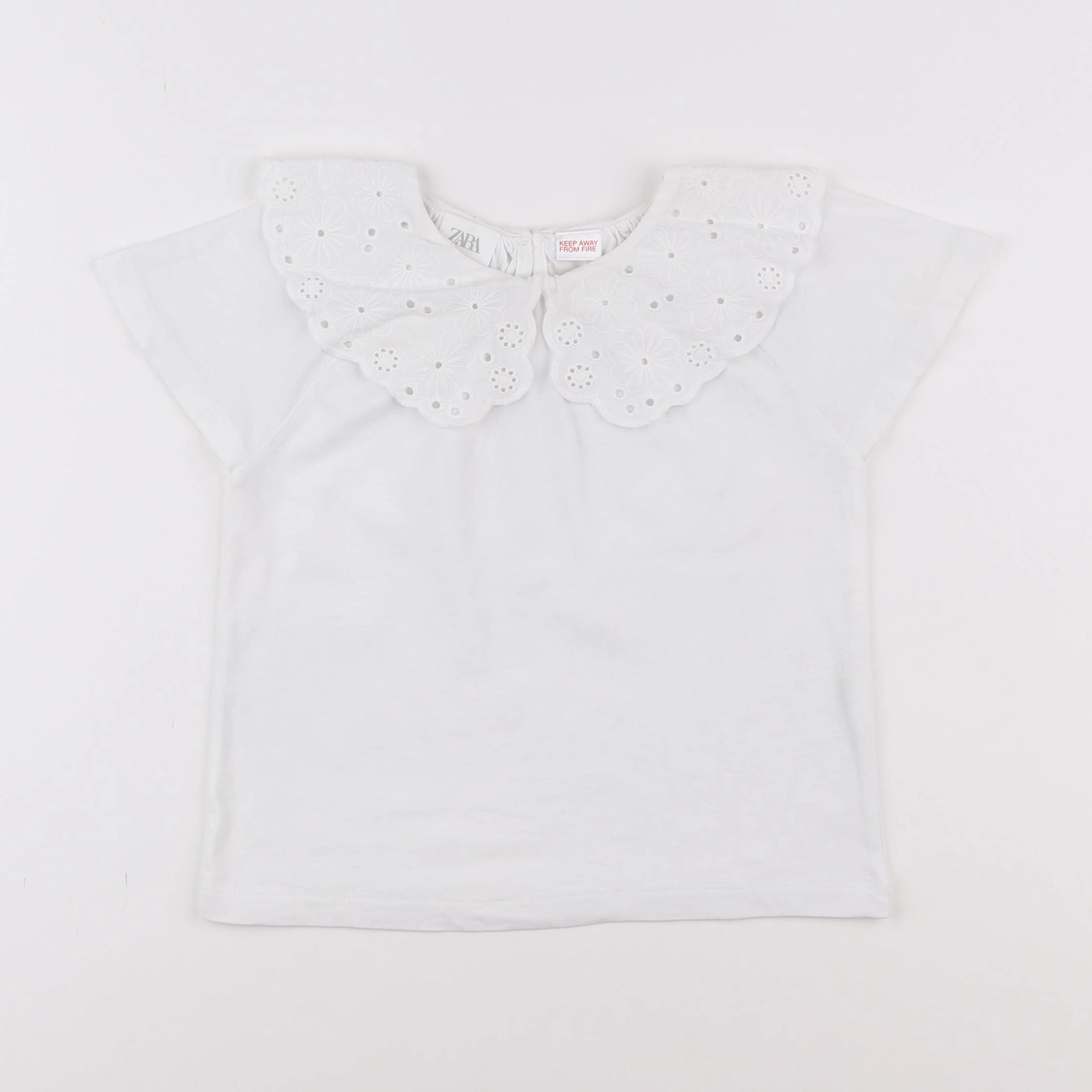 Zara - tee-shirt blanc - 3 ans