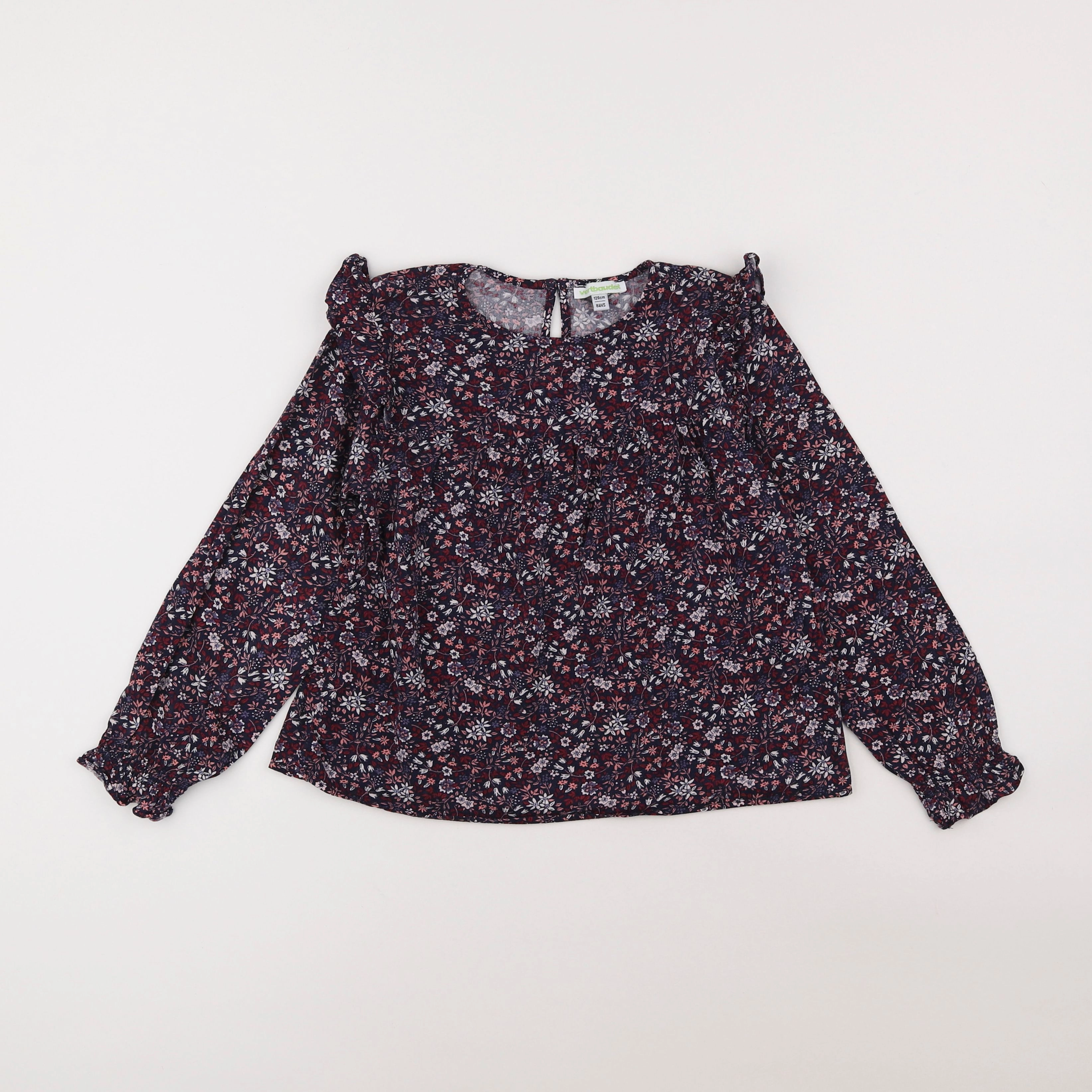 Vertbaudet - blouse violet - 8 ans