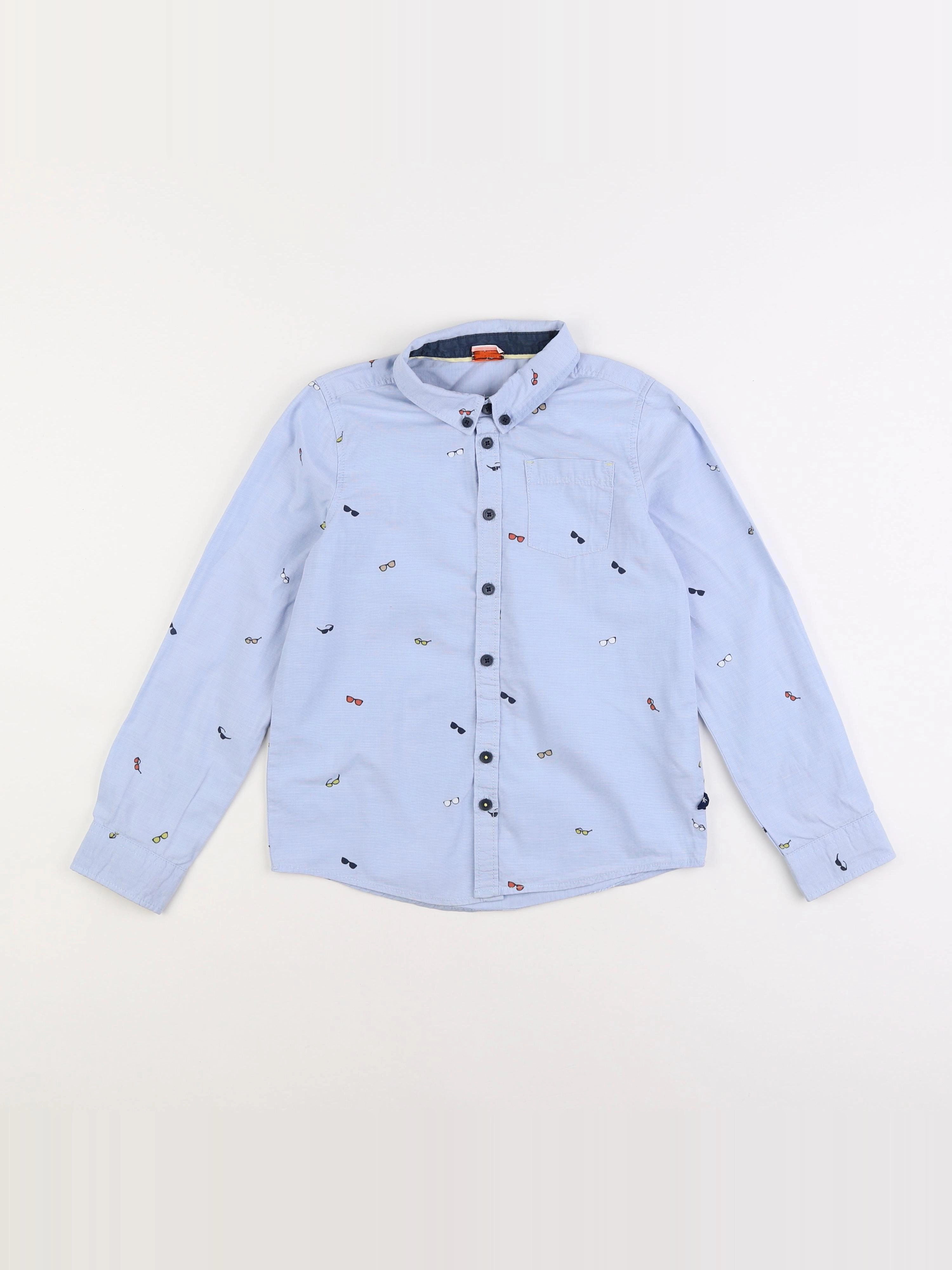 Tape à l'oeil - chemise bleu - 8 ans
