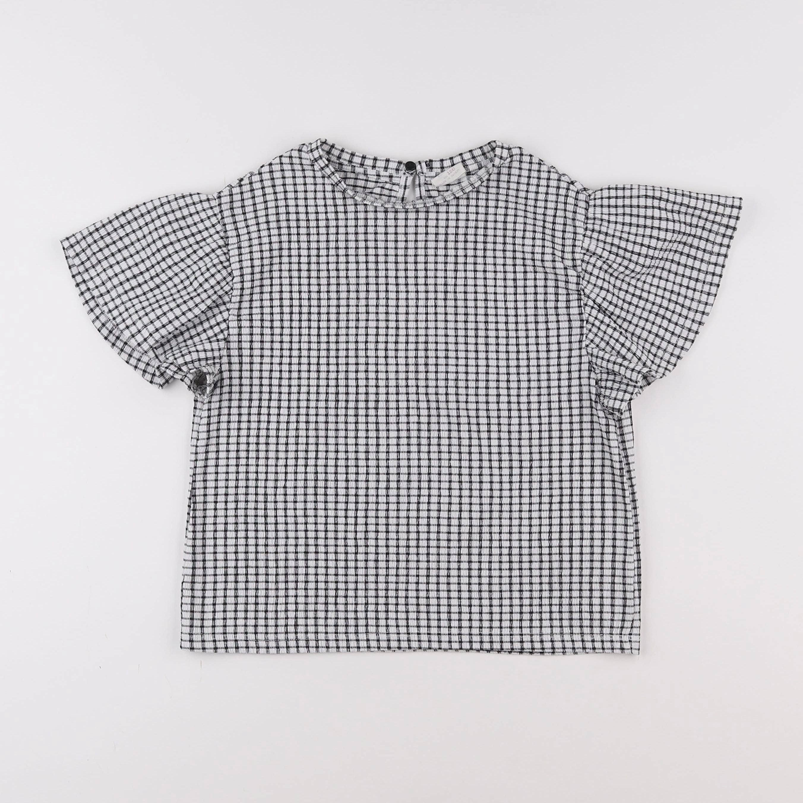 Zara - tee-shirt blanc, noir - 8 ans