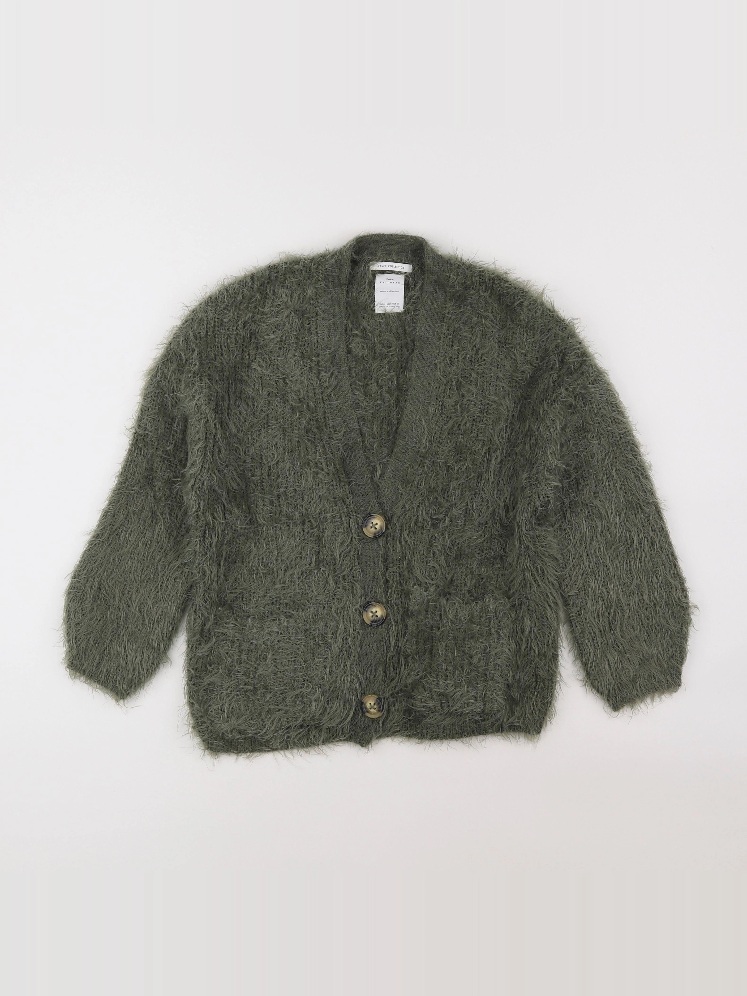 Zara - gilet vert - 8 ans