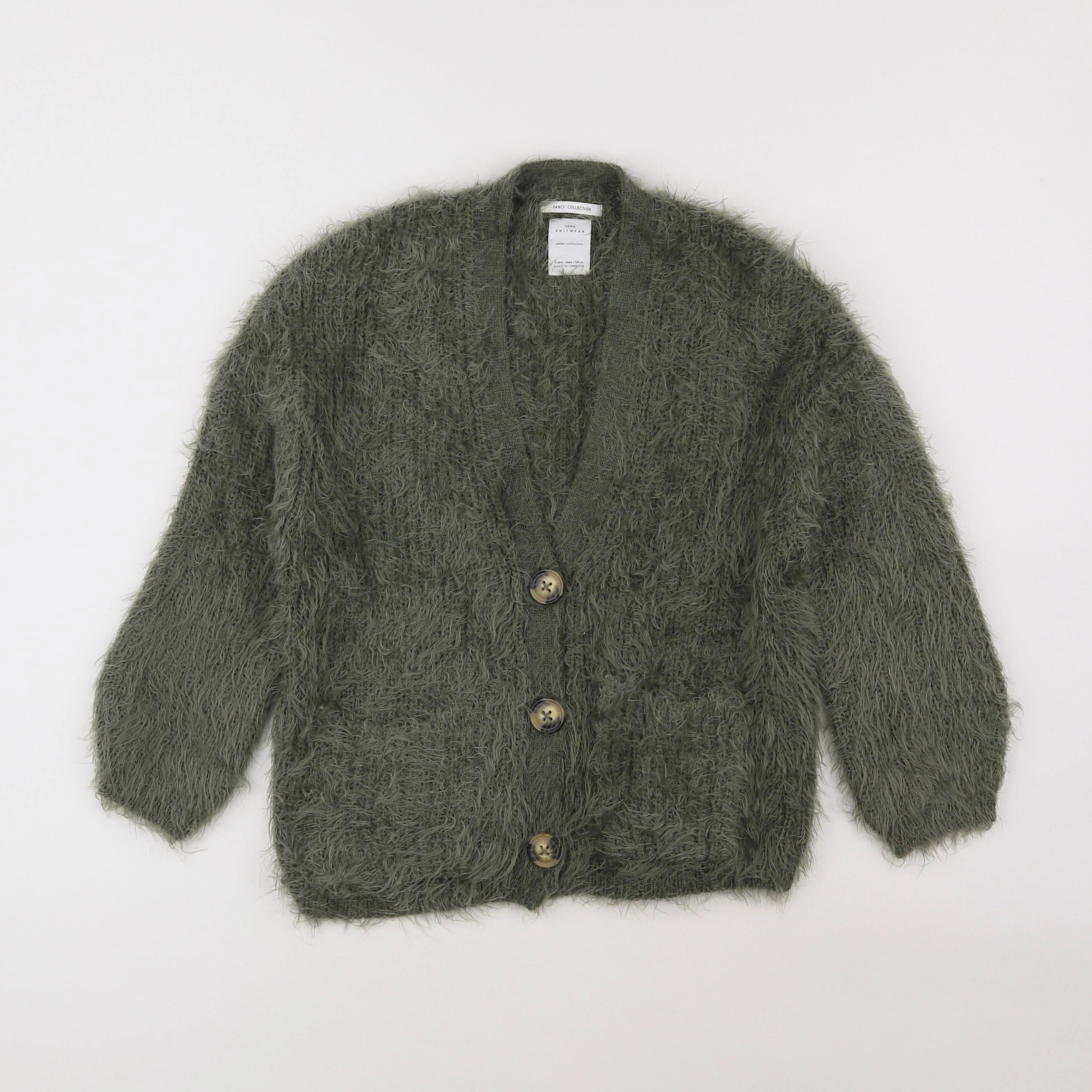 Zara - gilet vert - 8 ans