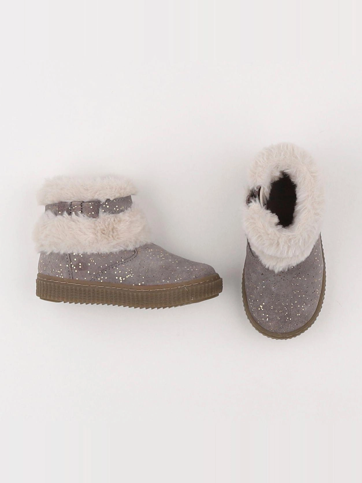 Vertbaudet - boots gris - pointure 22