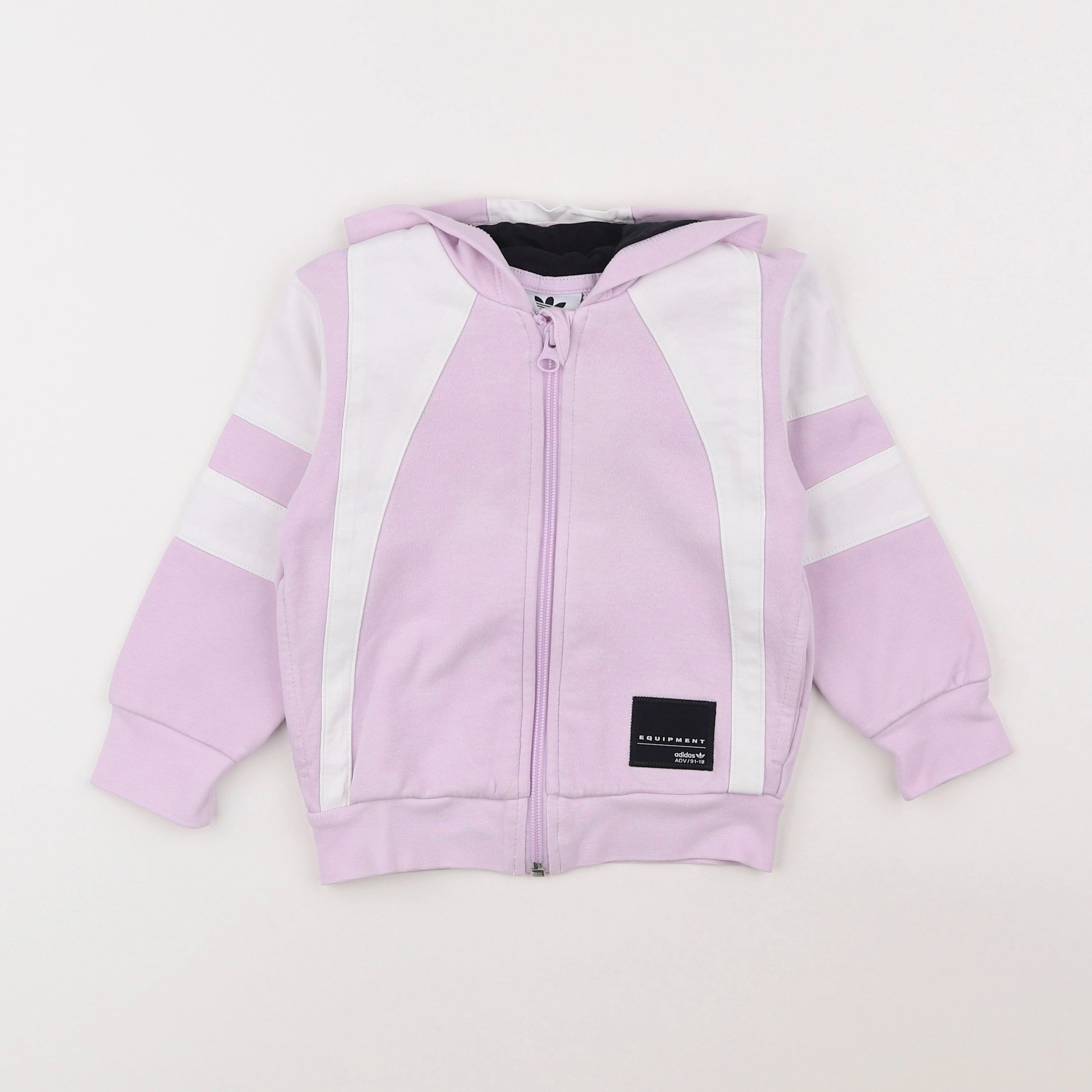 Adidas - sweat violet - 18 mois à 2 ans