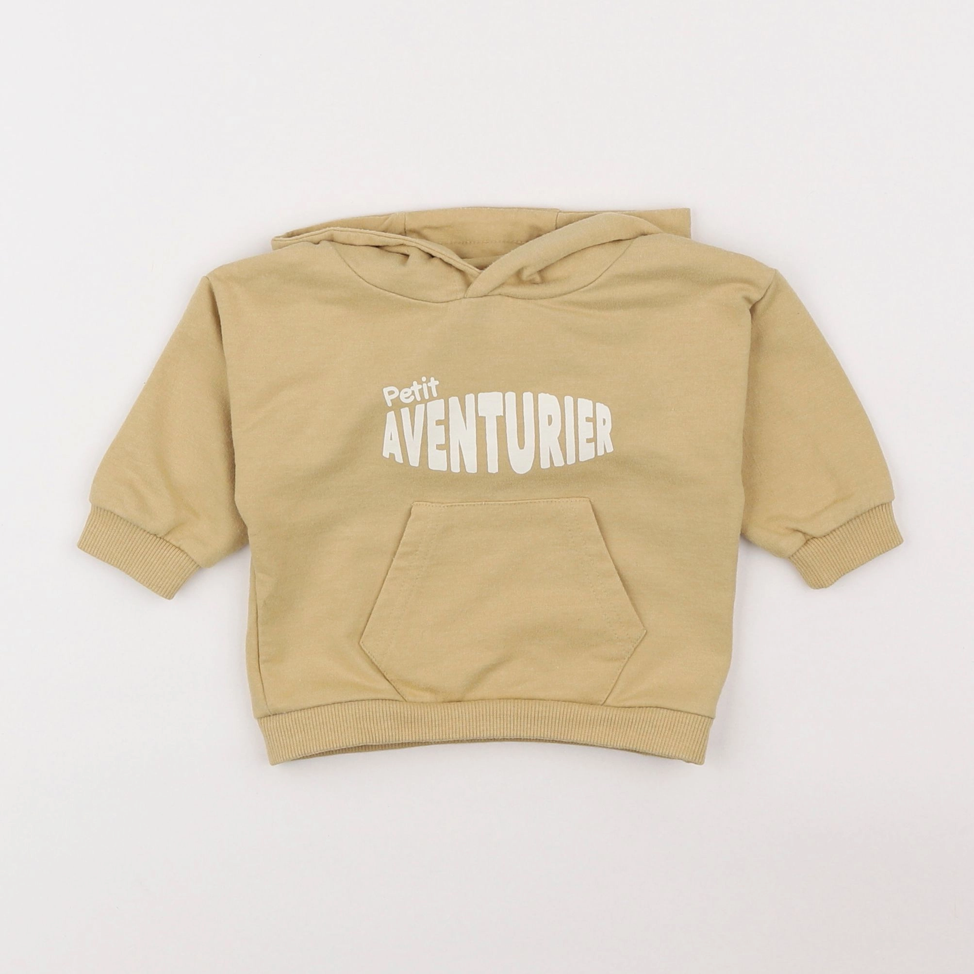 Vertbaudet - sweat jaune - 3 mois