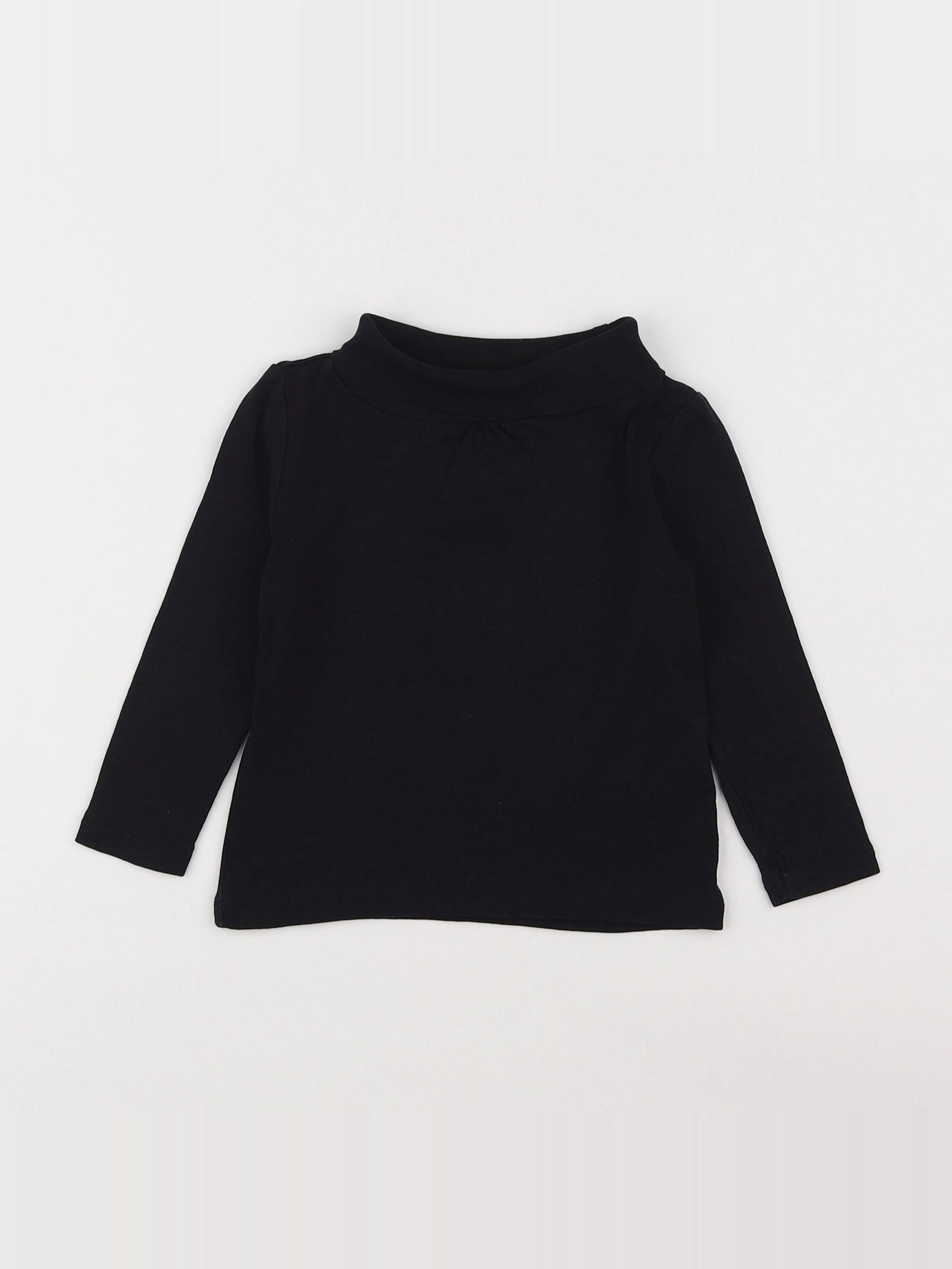 Vertbaudet - sous-pull noir - 2 ans