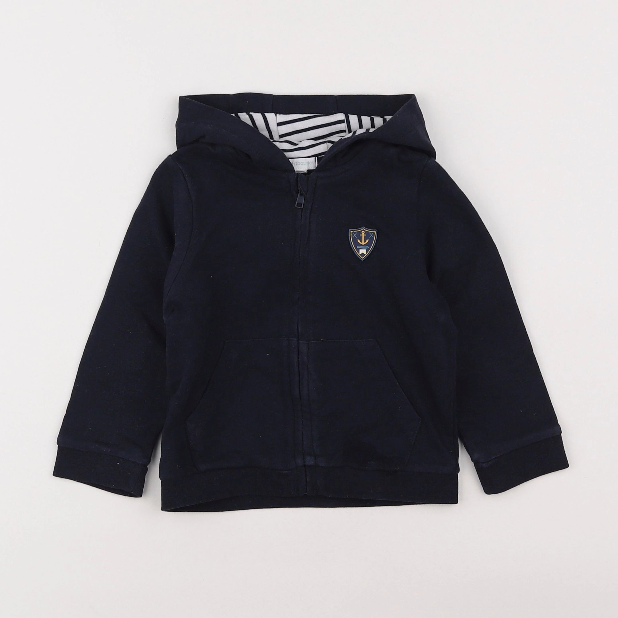 Vertbaudet - sweat bleu - 18 mois