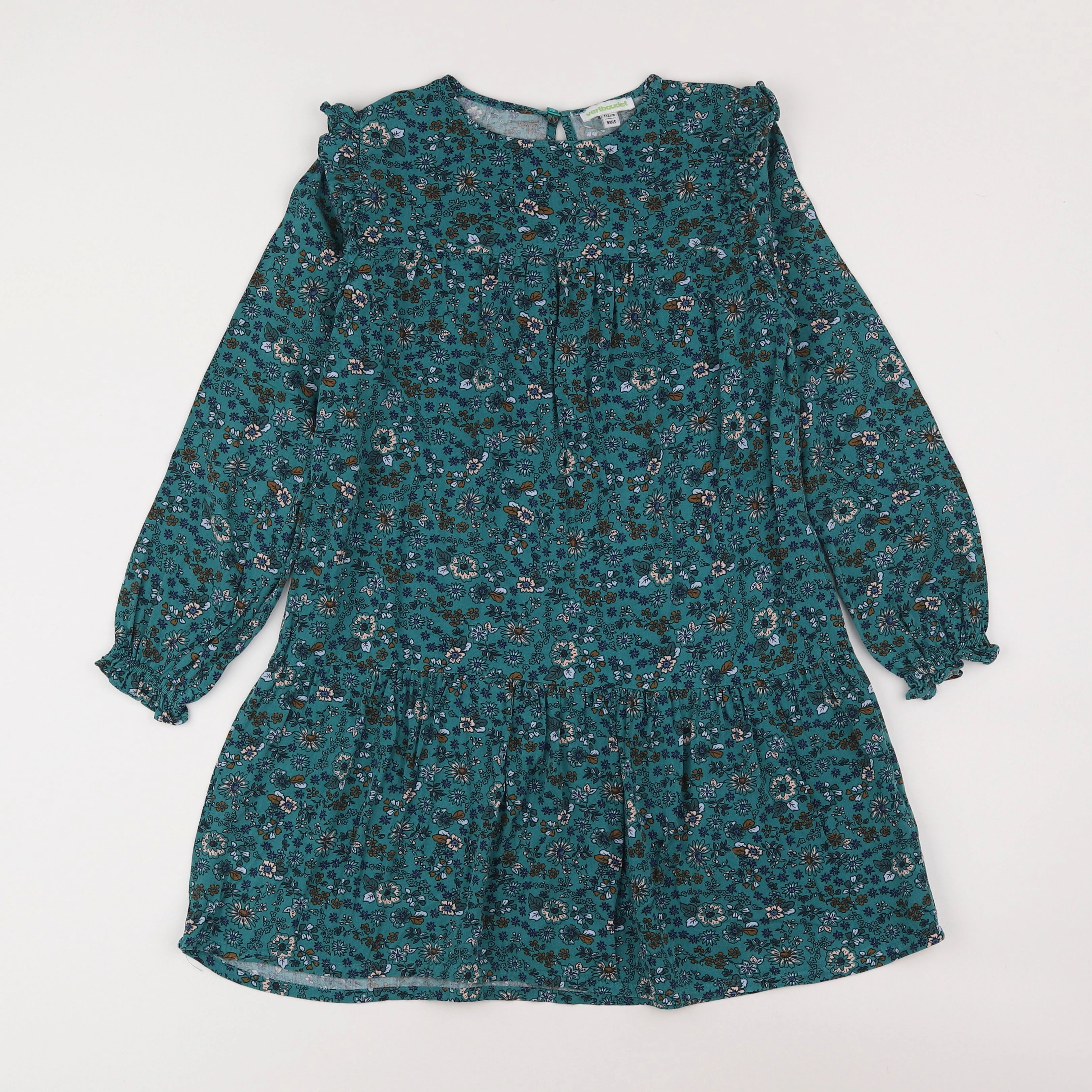 Vertbaudet - robe multicolore - 9 ans