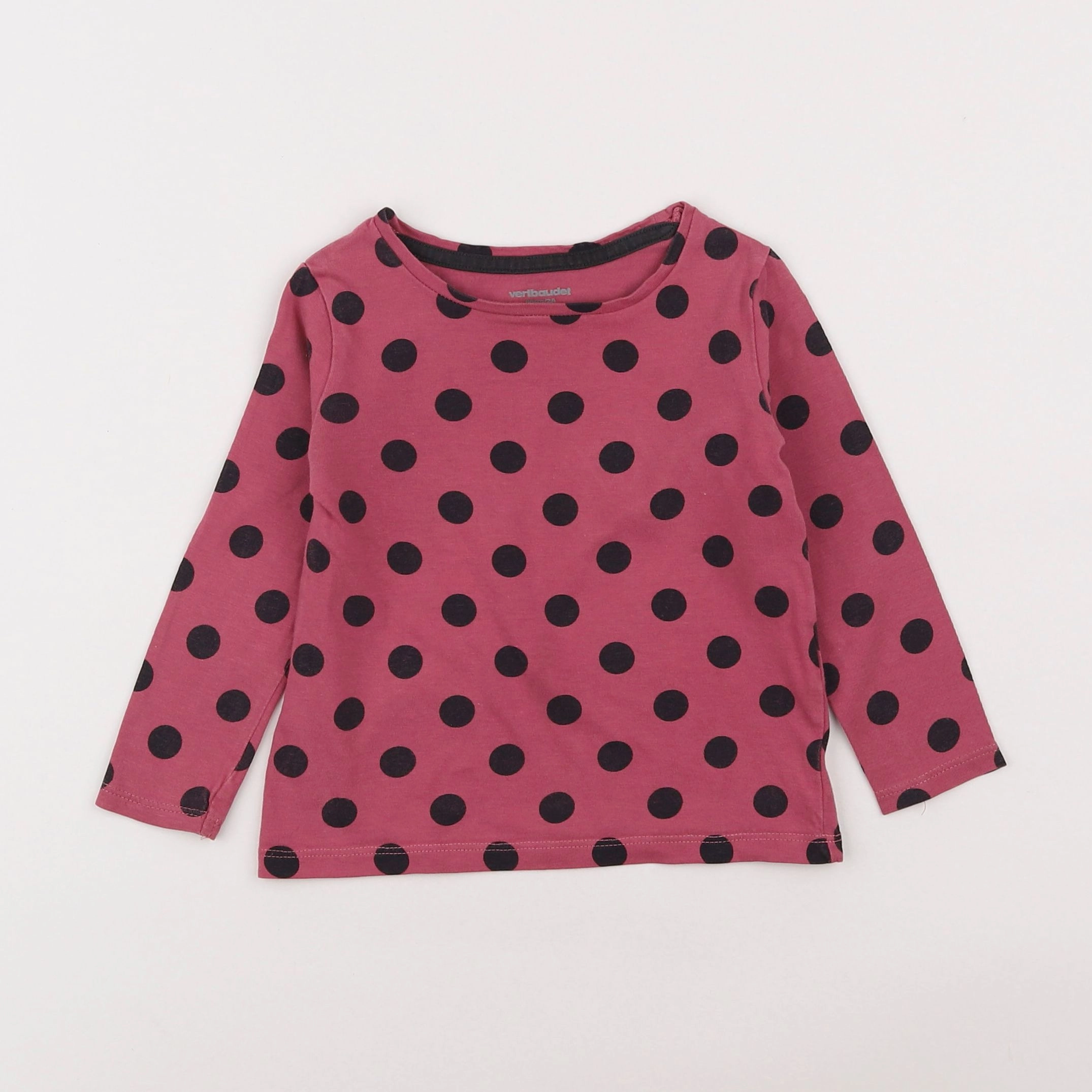 Vertbaudet - tee-shirt rose - 2 ans