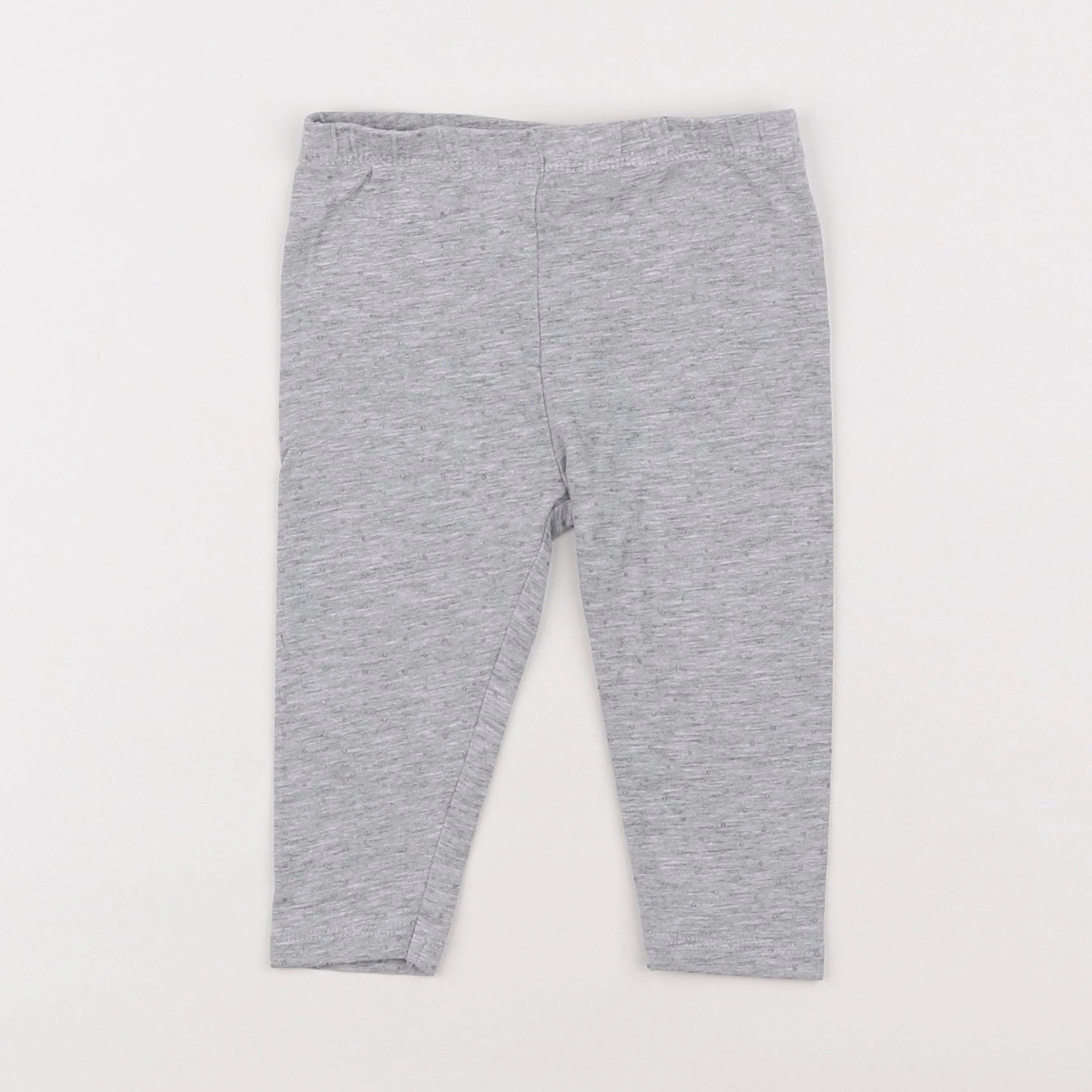 Vertbaudet - legging gris - 9 mois