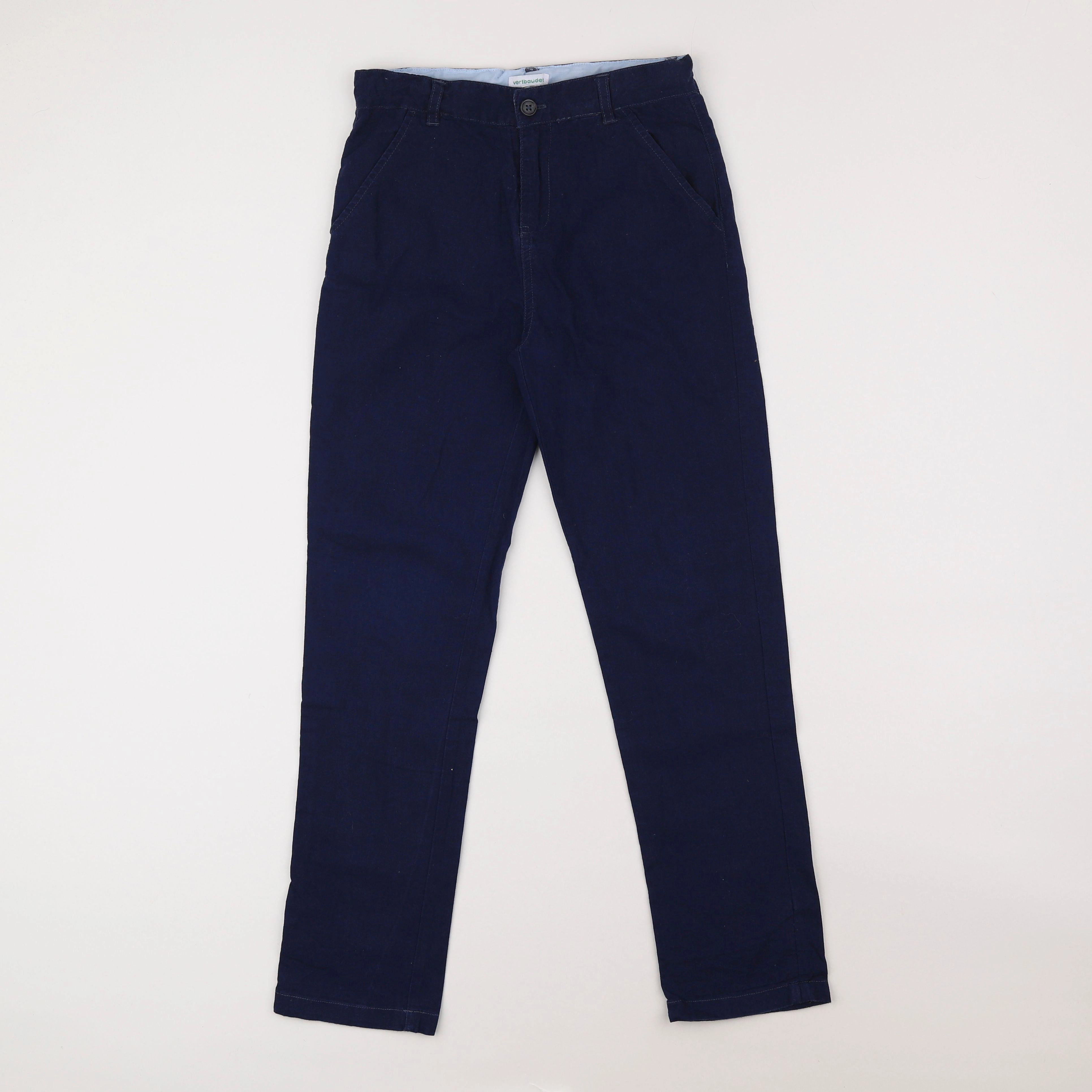 Vertbaudet - pantalon bleu - 10 ans