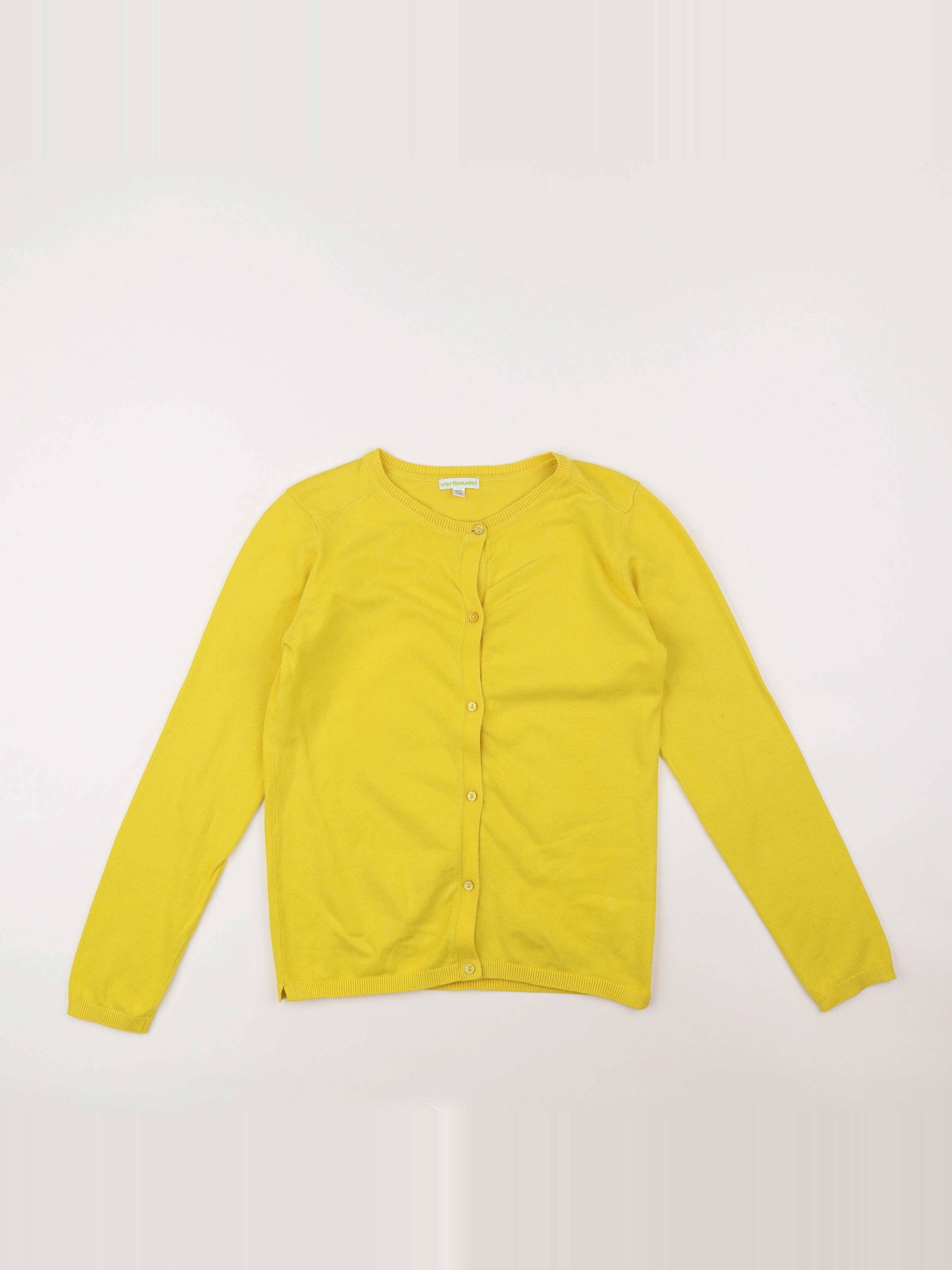 Vertbaudet - gilet jaune - 12 ans