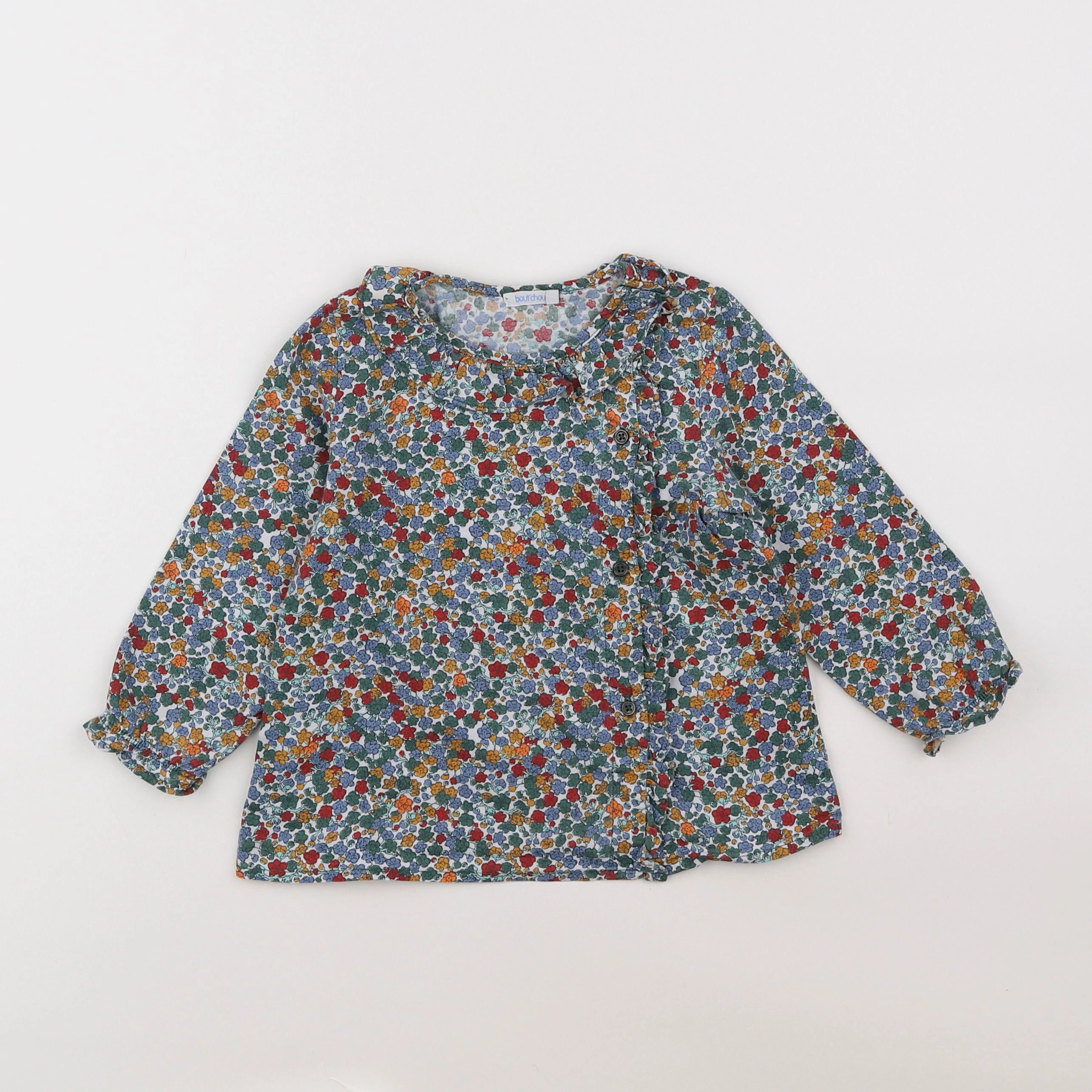 Boutchou - blouse multicolore - 2 ans