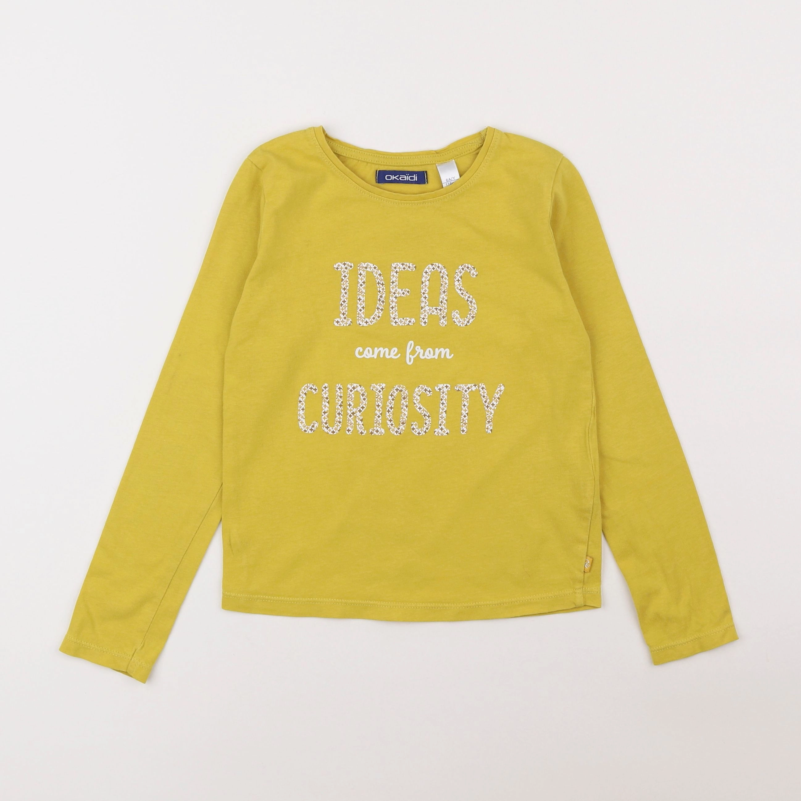 Okaidi - tee-shirt jaune - 6 ans