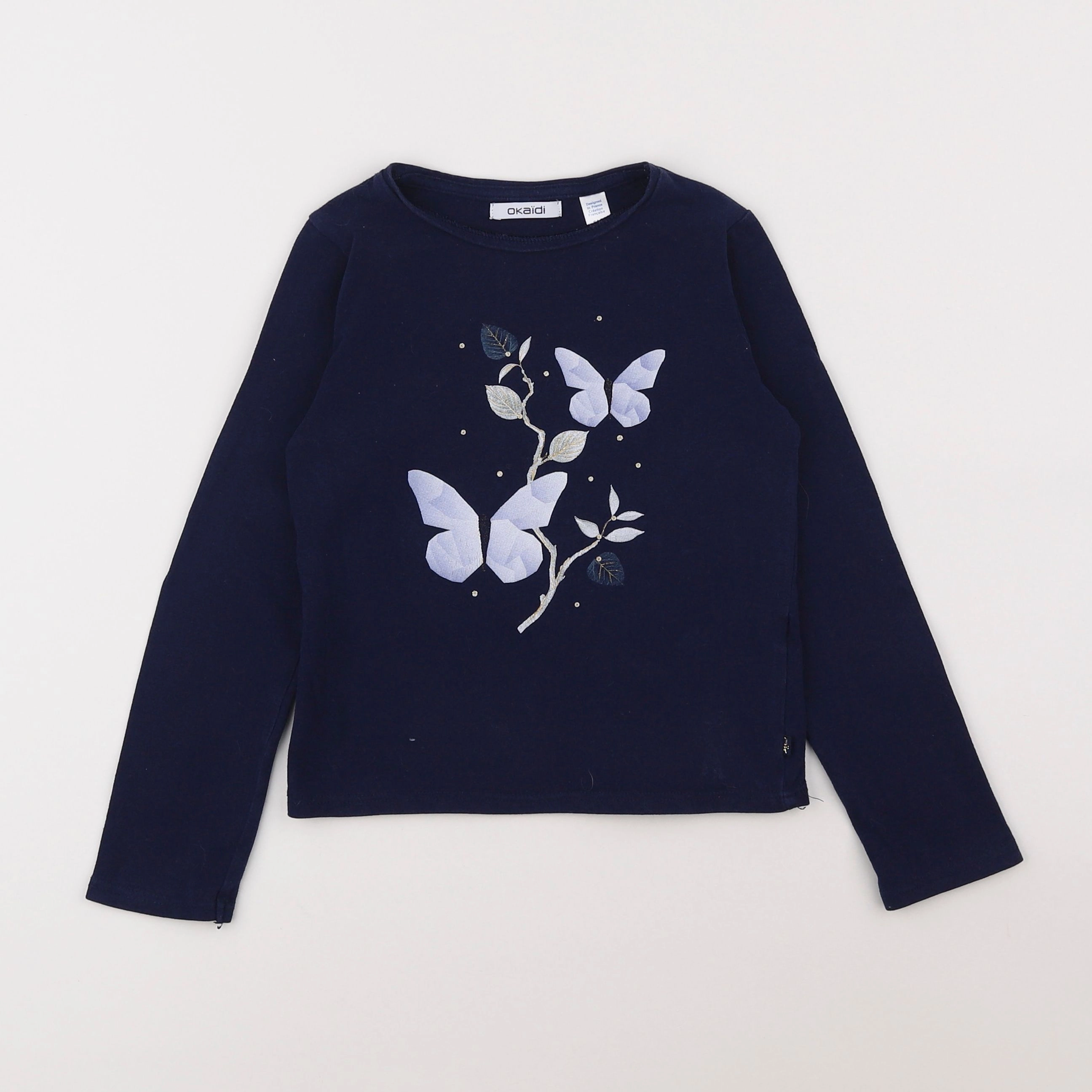 Okaidi - tee-shirt bleu - 6 ans