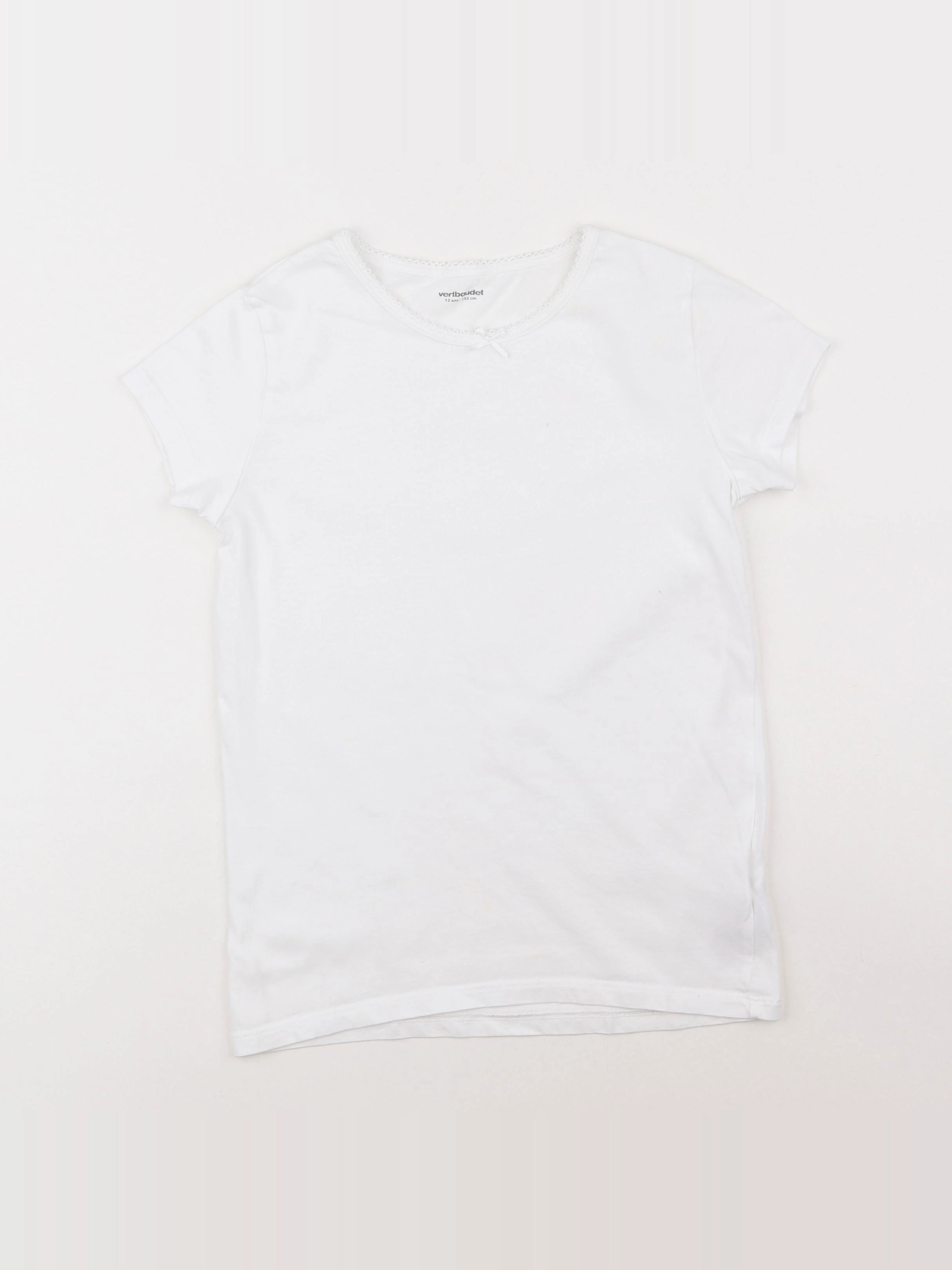 Vertbaudet - maillot de corps blanc - 12 ans