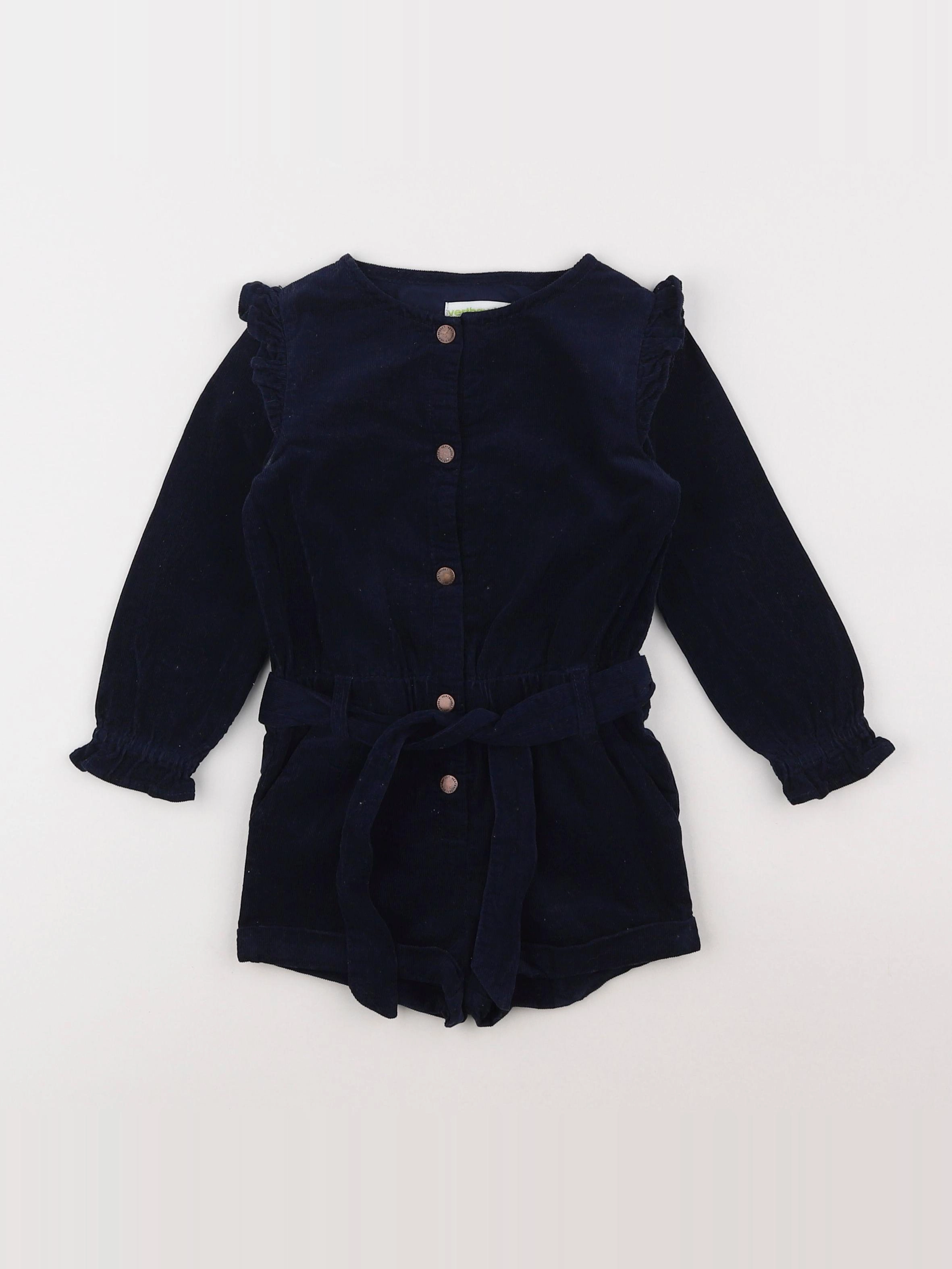 Vertbaudet - combinaison bleu - 3 ans