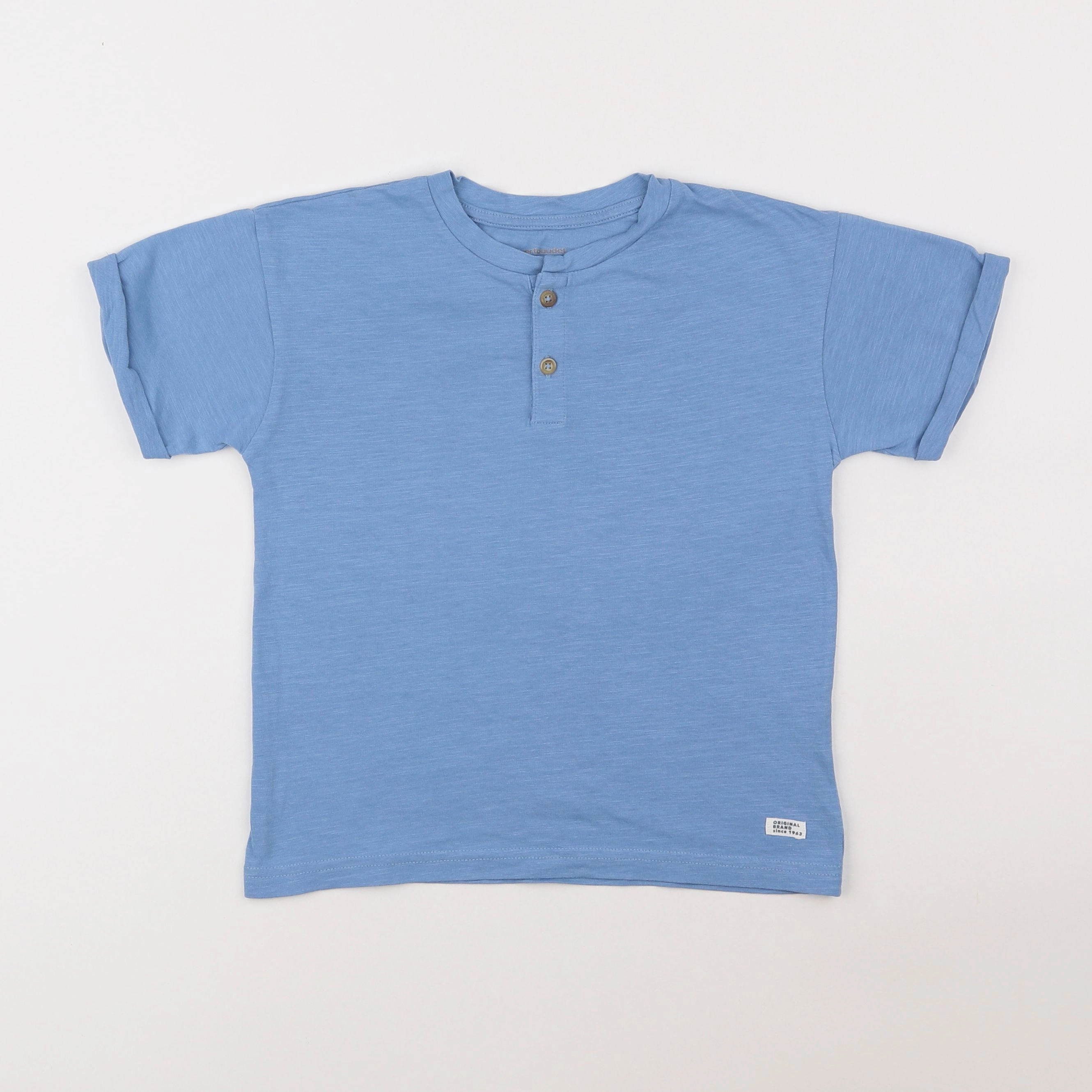 Vertbaudet - tee-shirt bleu - 6 ans