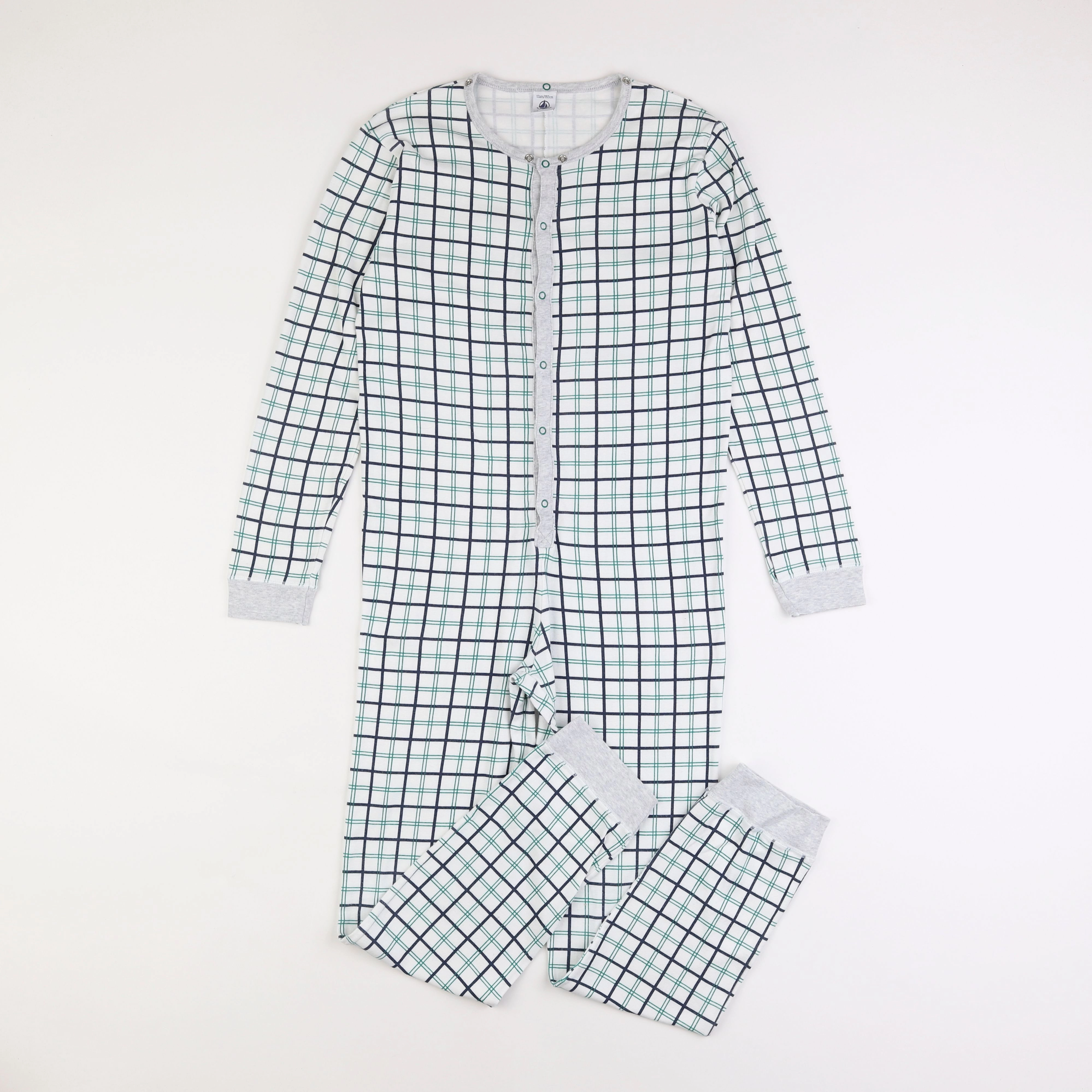 Petit Bateau - pyjama coton blanc - 12 ans