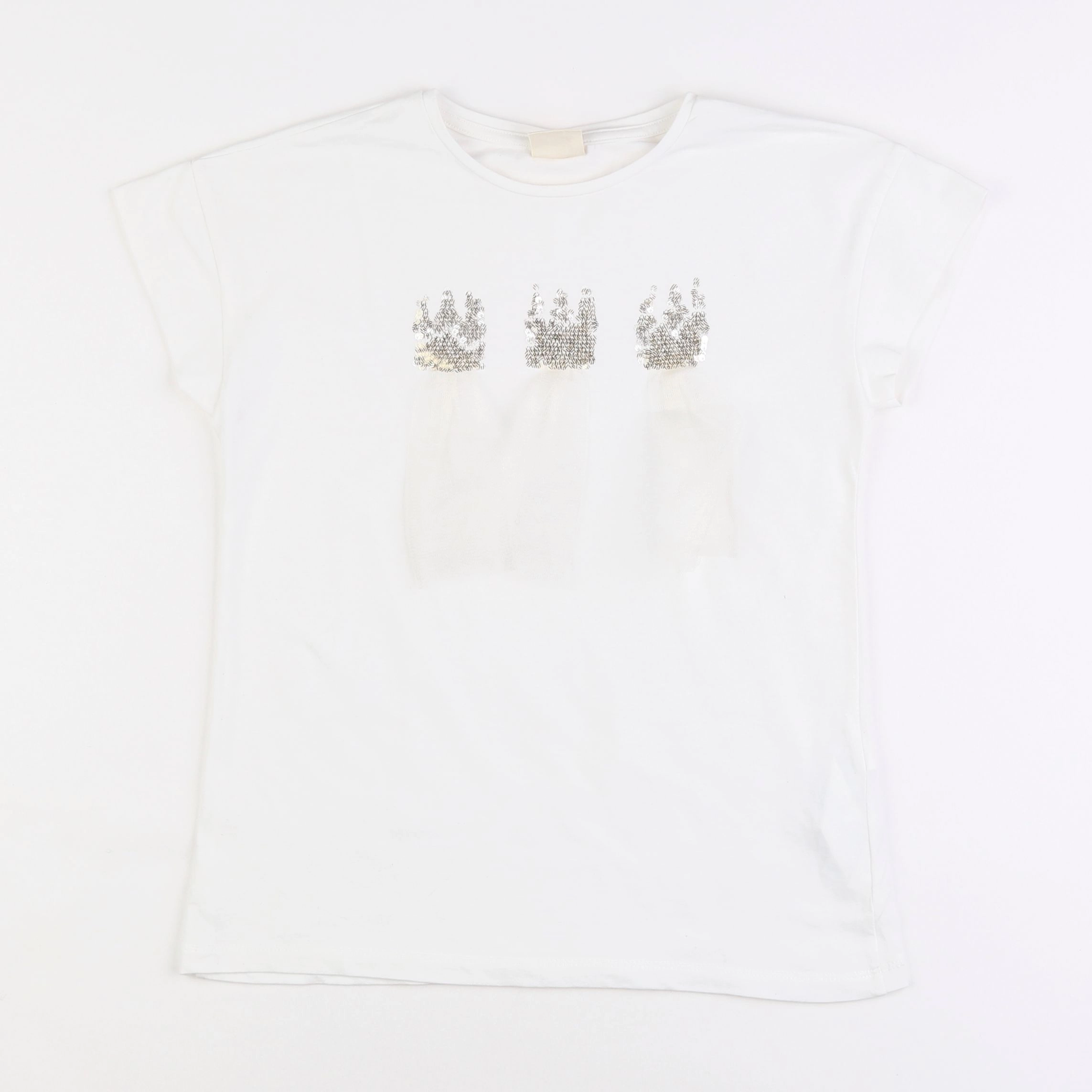 Zara - tee-shirt blanc - 9/10 ans