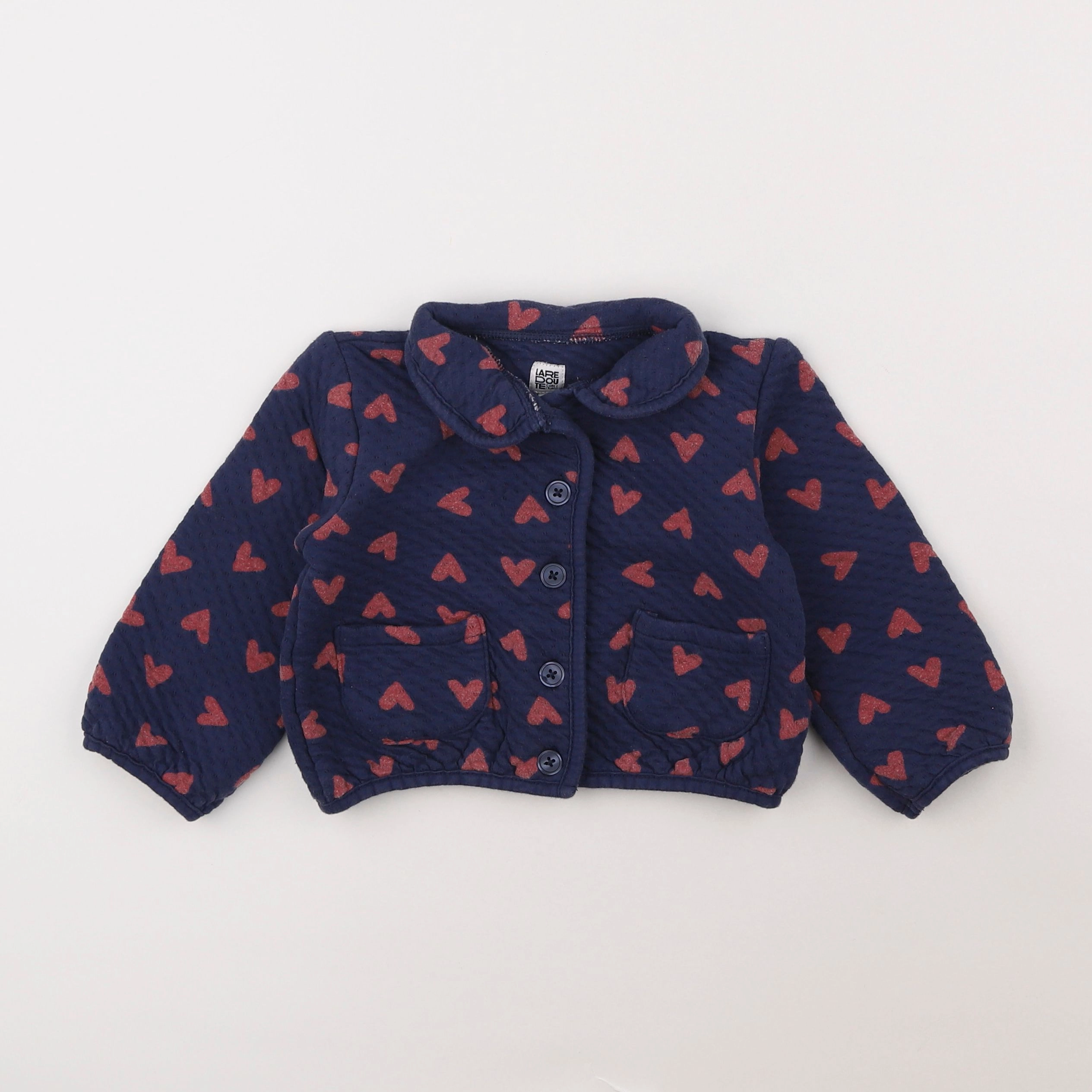 La Redoute - sweat bleu, rouge - 3 ans