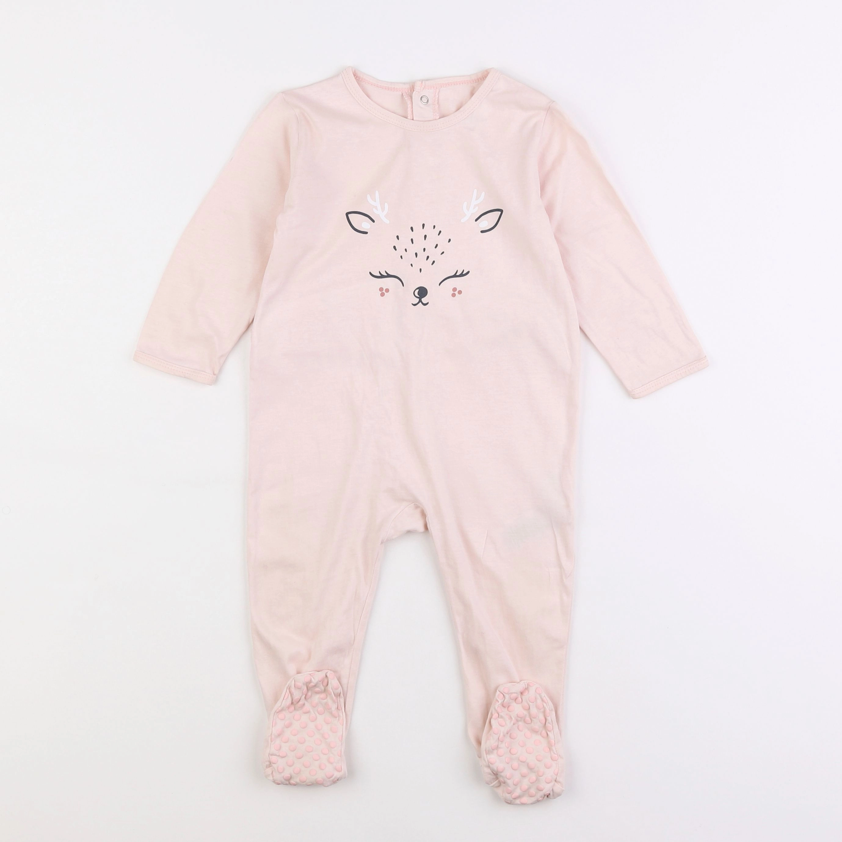 La Redoute - pyjama coton rose - 18 mois