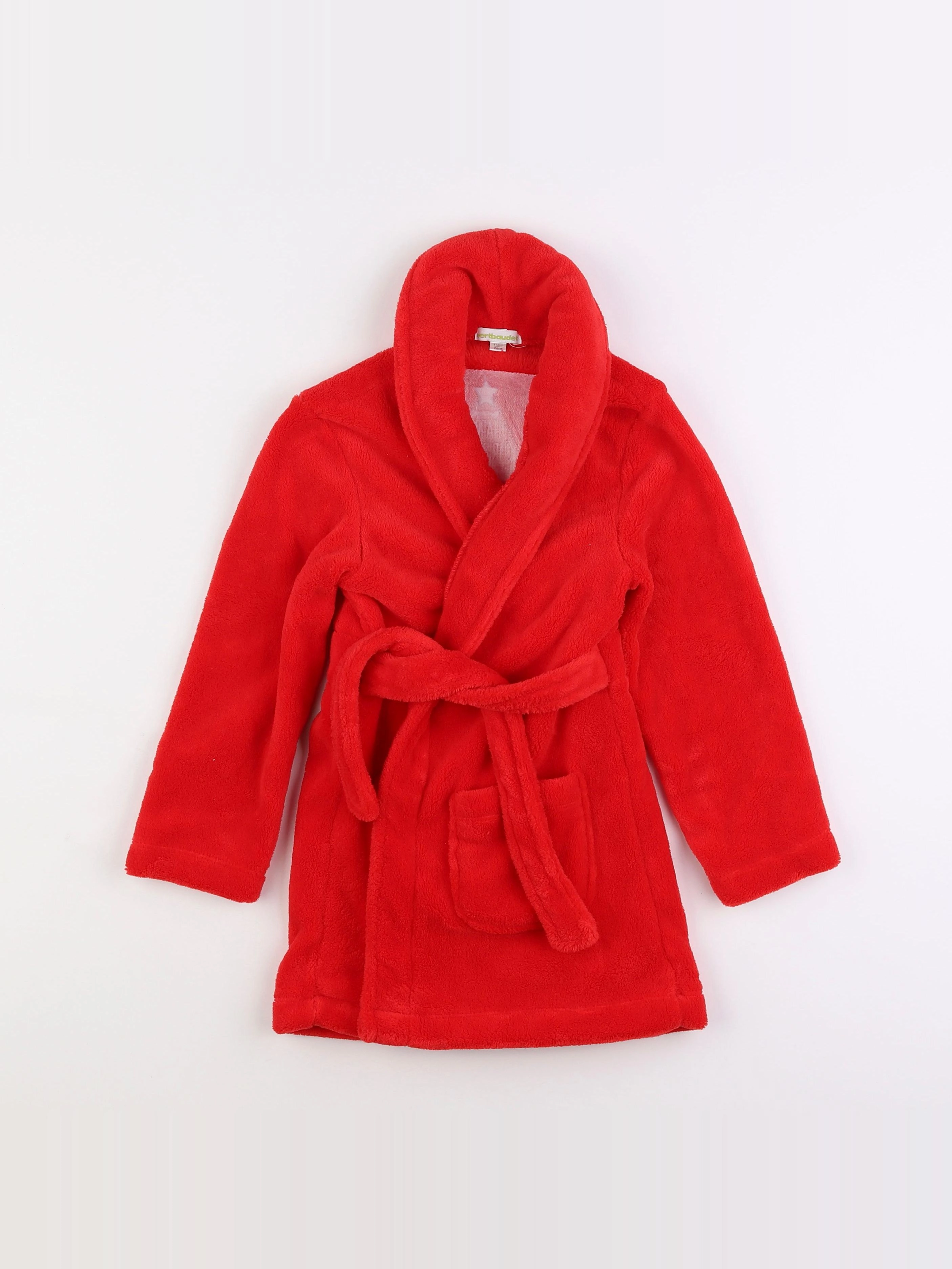 Vertbaudet - robe de chambre imprimé au dos rouge - 6 ans
