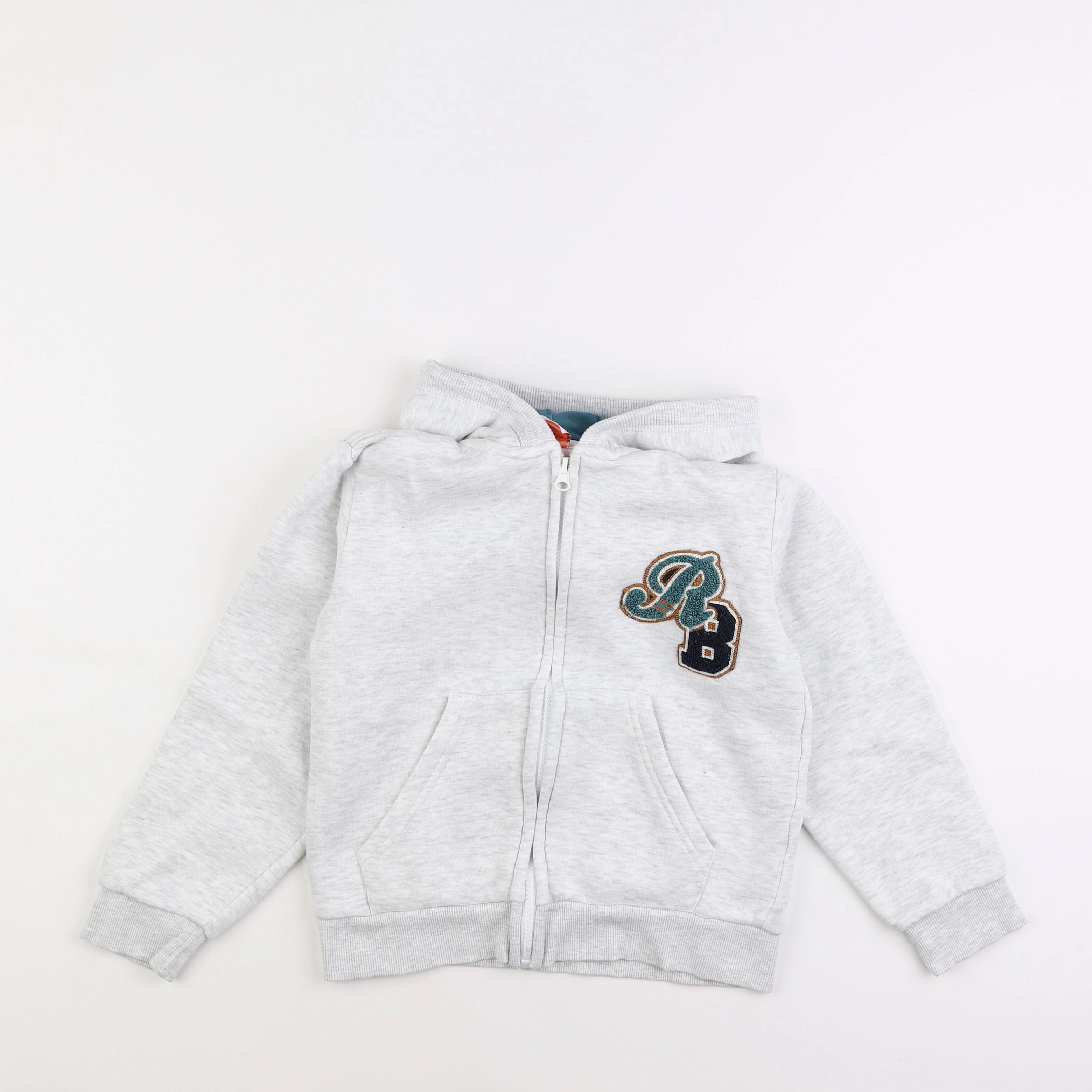 Tape à l'oeil - sweat gris - 8 ans