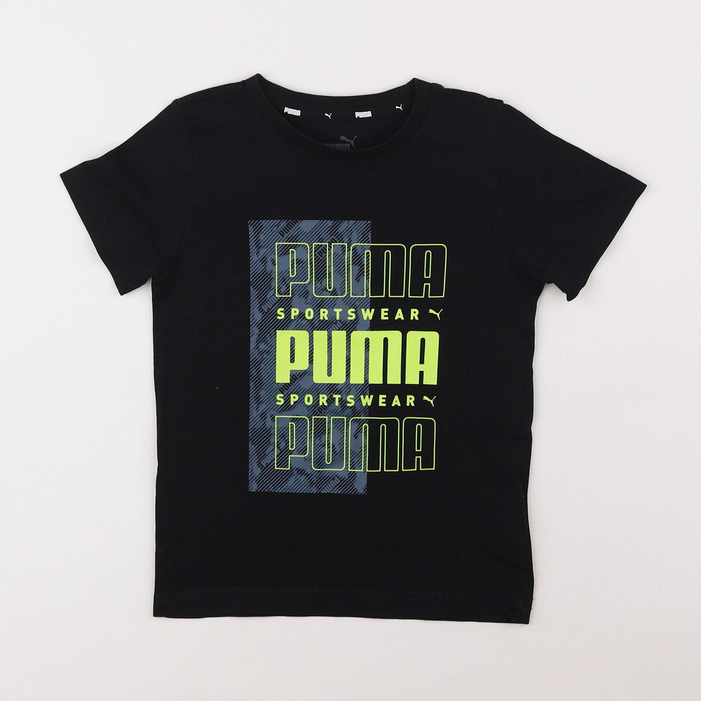 Puma - tee-shirt noir - 5/6 ans