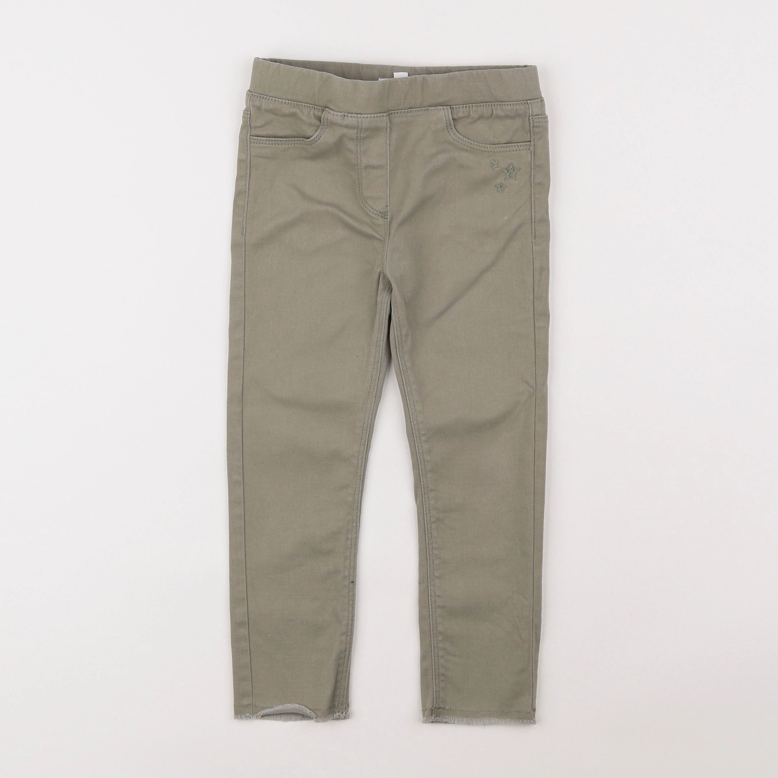 Vertbaudet - jegging vert - 4 ans