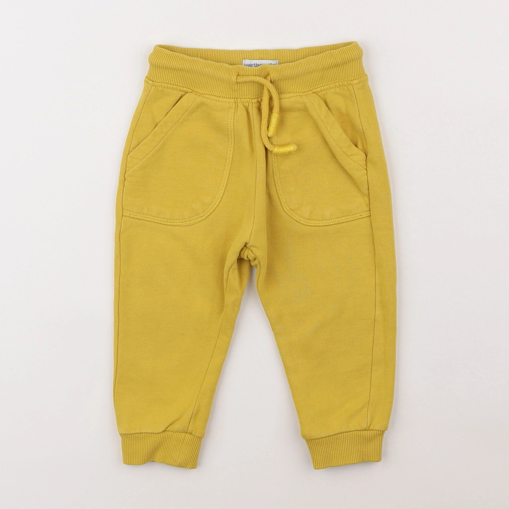 Vertbaudet - pantalon jaune - 18 mois