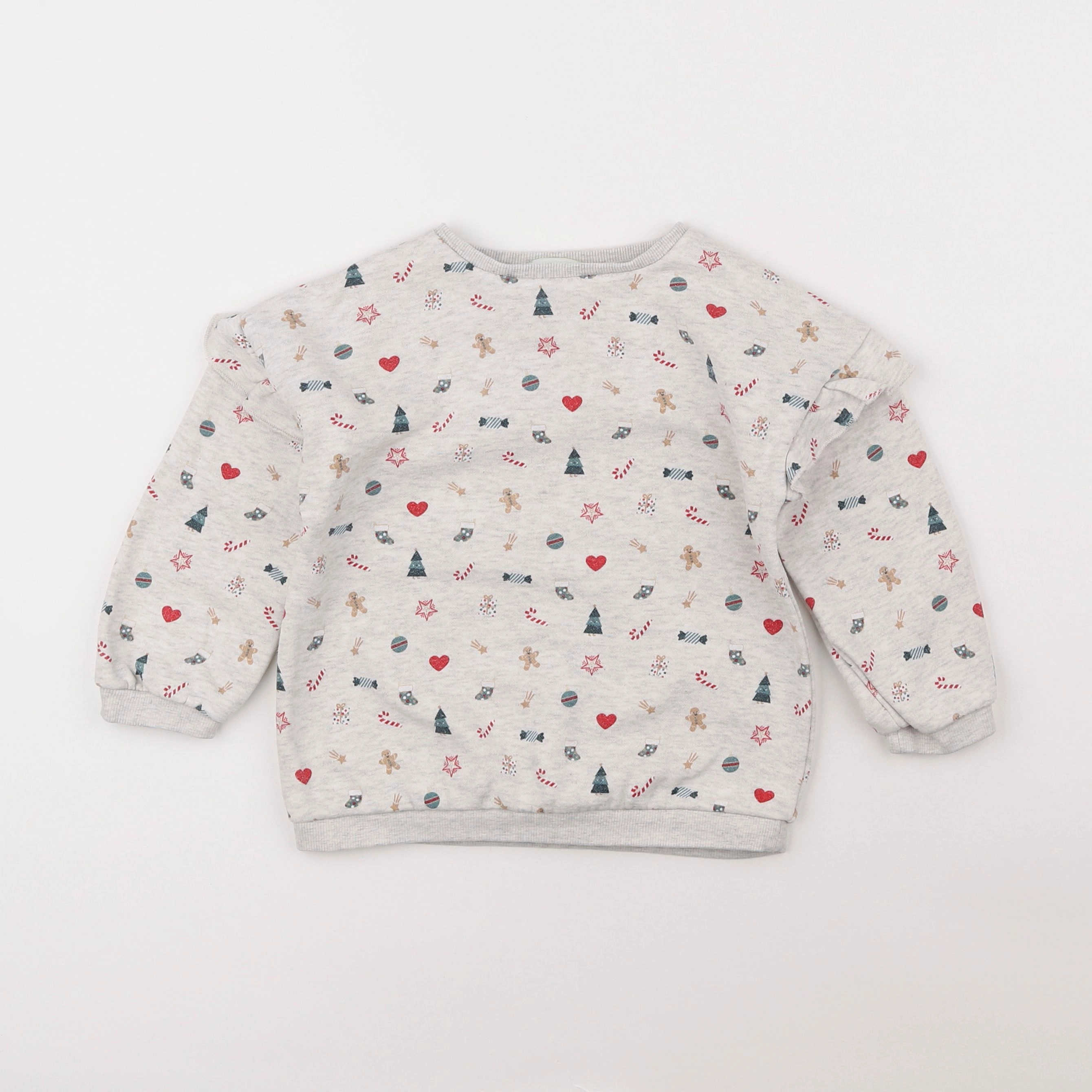 Vertbaudet - sweat gris - 4 ans