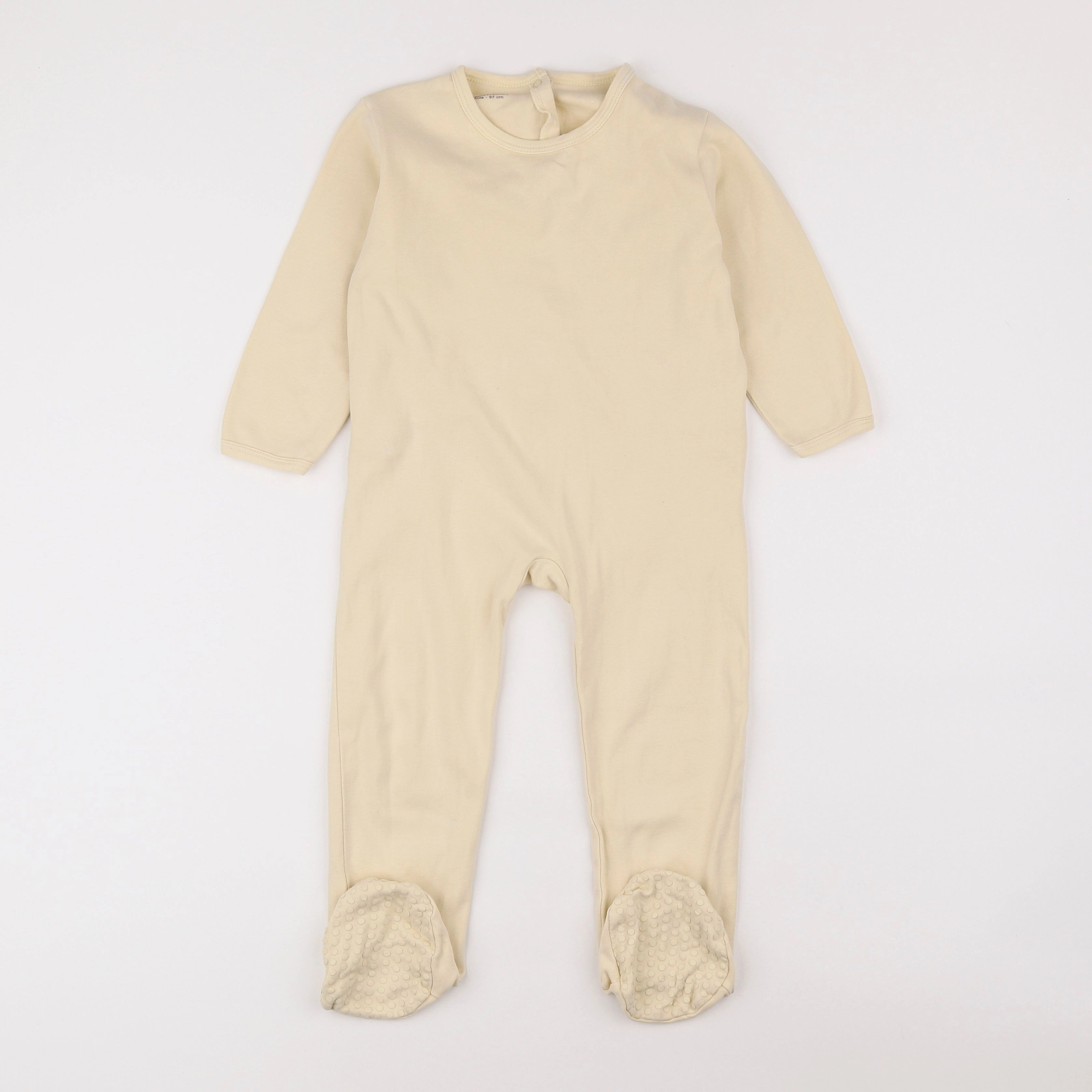 Vertbaudet - pyjama coton beige - 3 ans