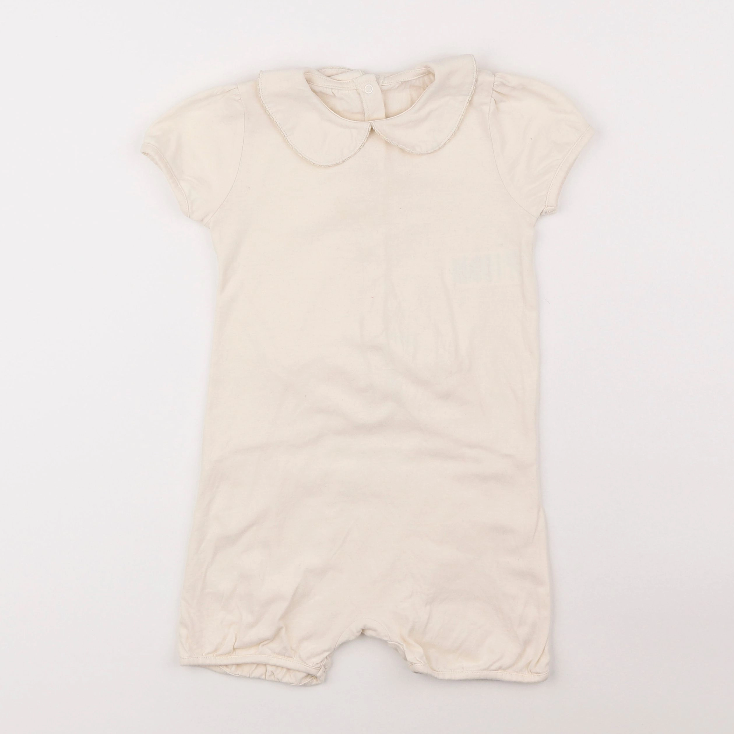 Vertbaudet - pyjama coton beige - 3 ans