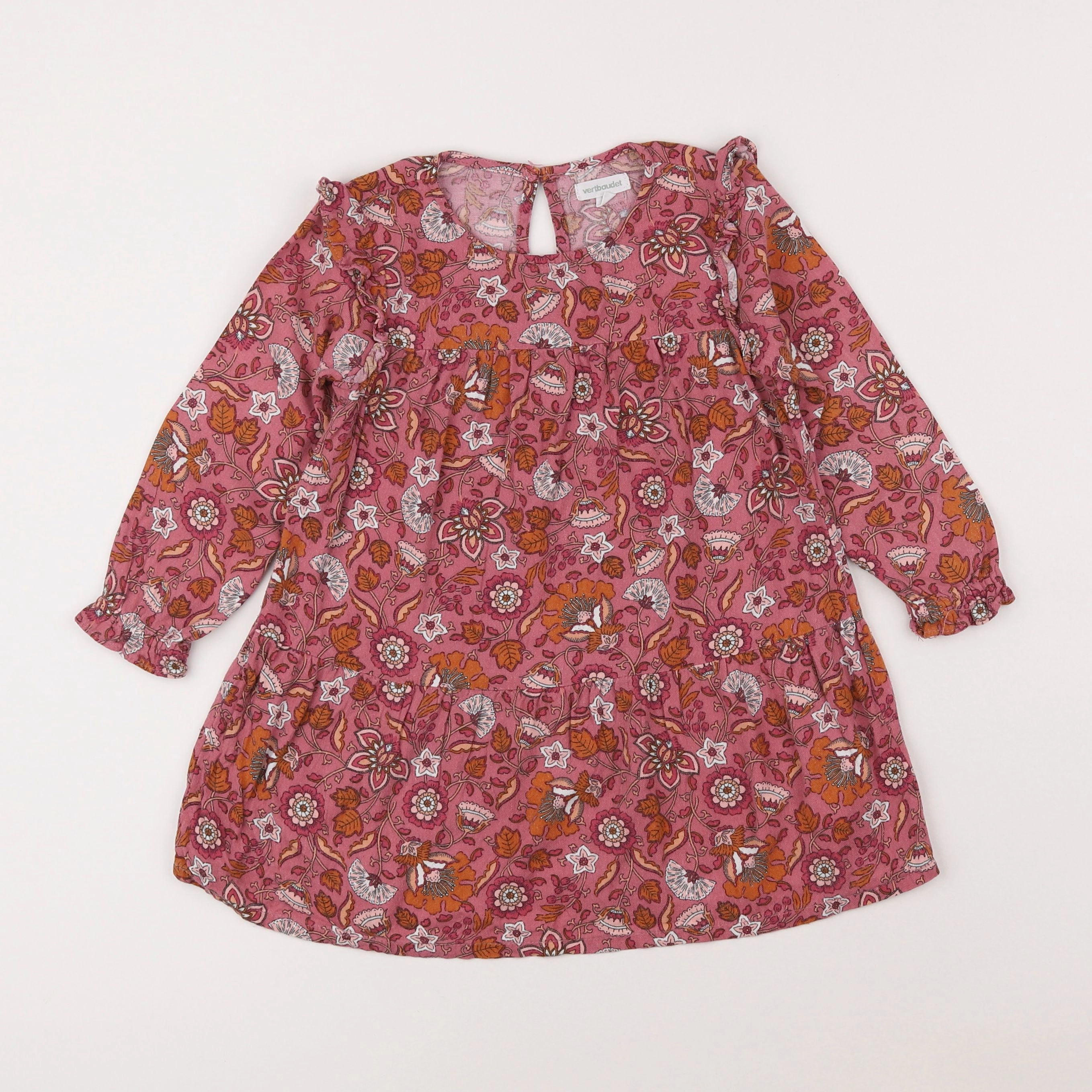 Vertbaudet - robe rose - 3 ans