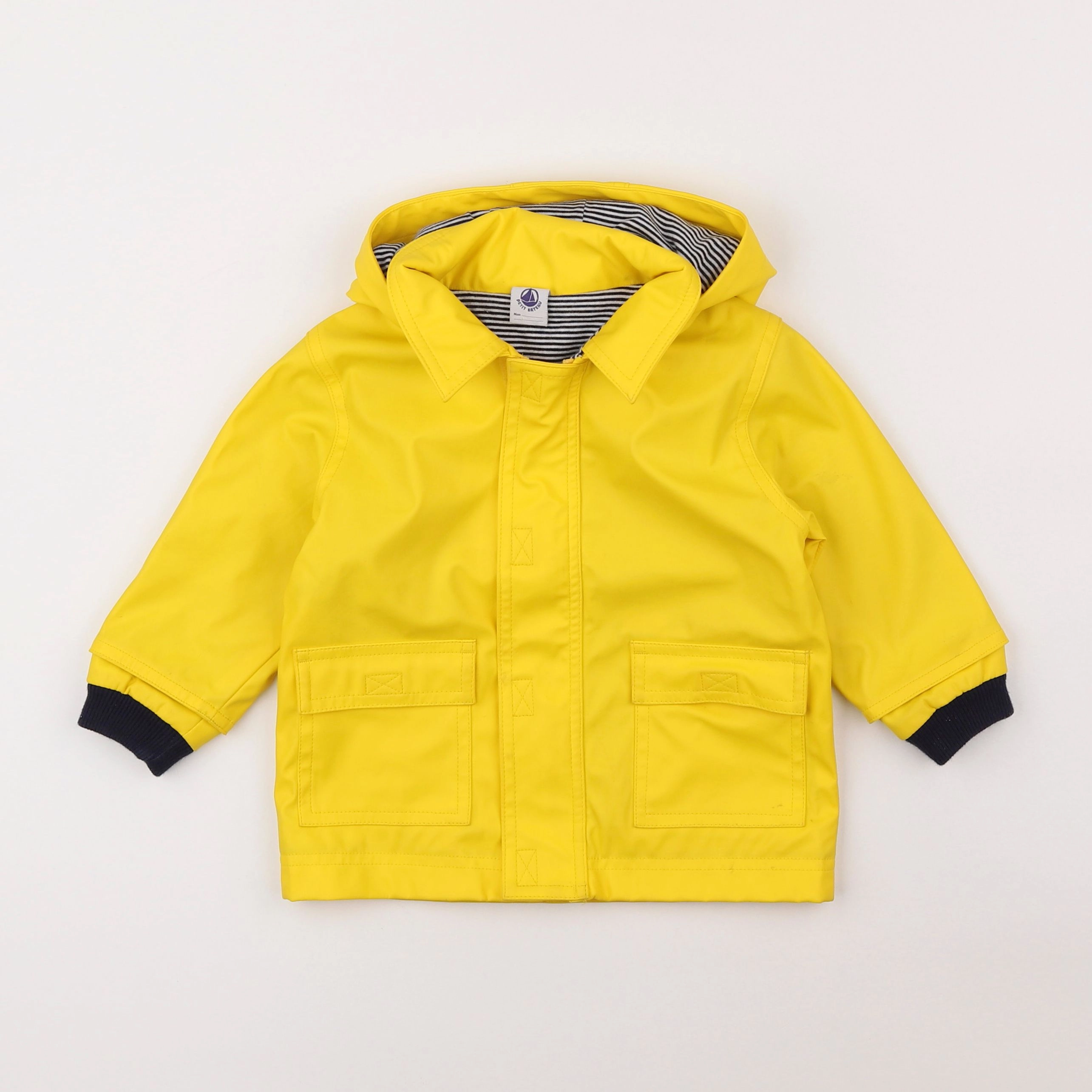 Petit Bateau - imperméable jaune - 12 mois