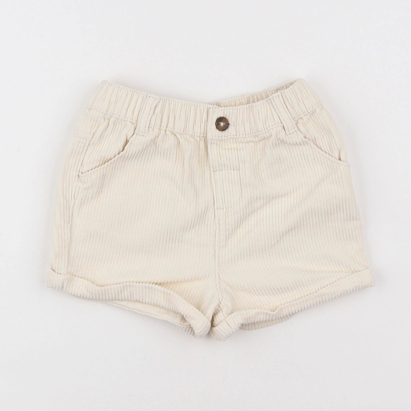 Vertbaudet - short beige - 2 ans