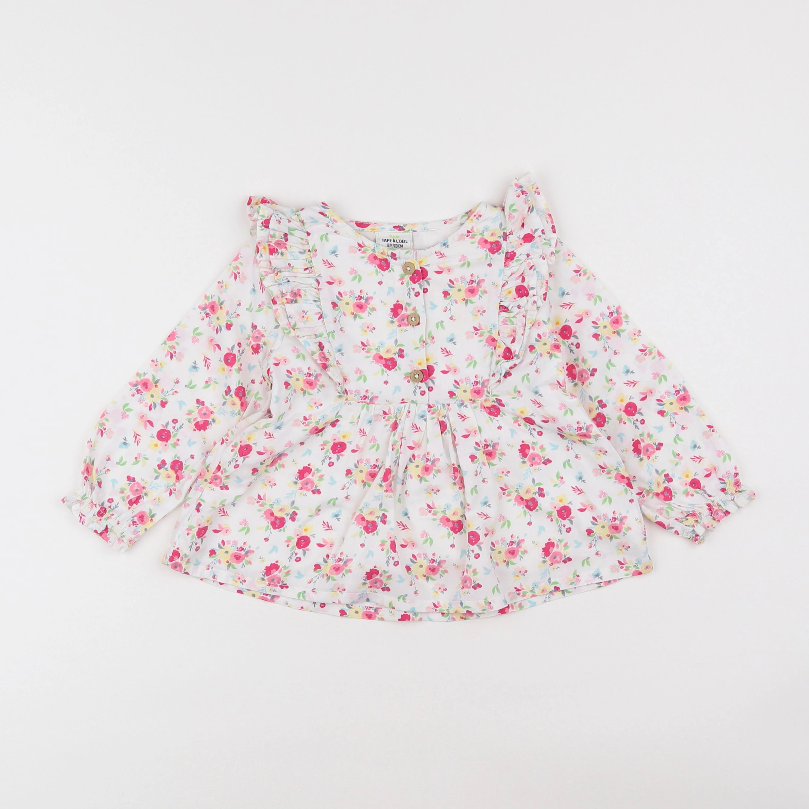 Tape à l'oeil - blouse multicolore - 18 mois